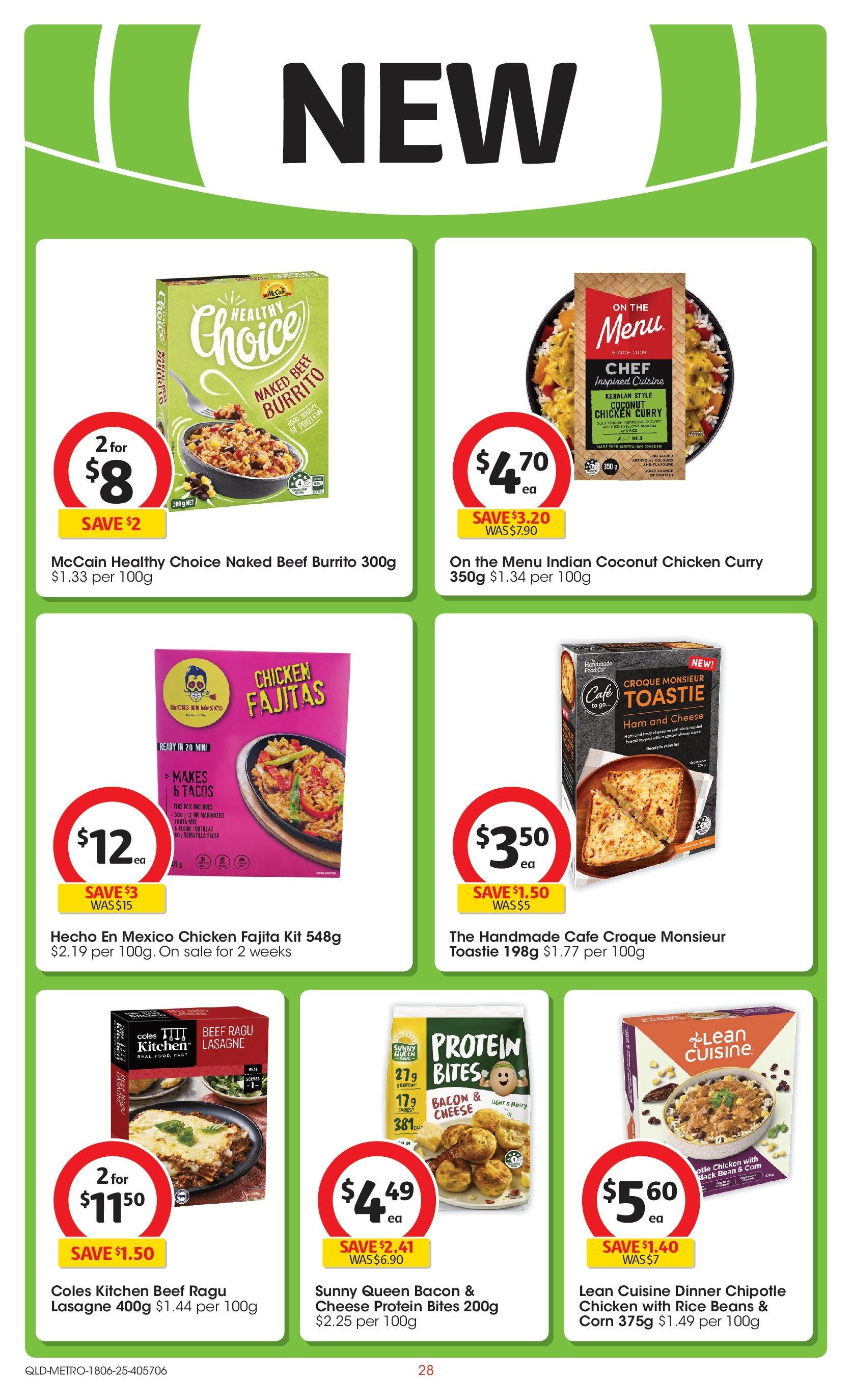 ﻿﻿Coles catalogue valid from 17/06/2025 > Online Australia | Page: 28 | Products: Light, Tortillas, Croquette pour Ultima chien, Porto Lagrima