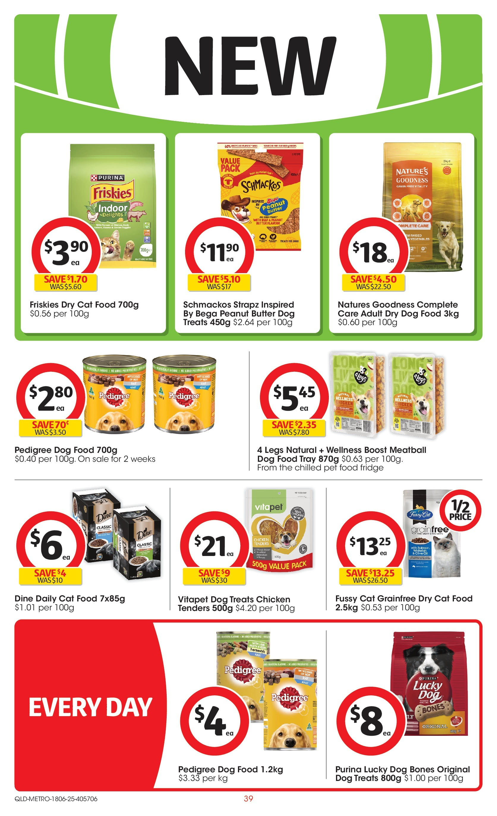 ﻿﻿Coles catalogue valid from 17/06/2025 > Online Australia | Page: 39 | Products: Chicken, Dog food, Poissonnerie, Vegetables