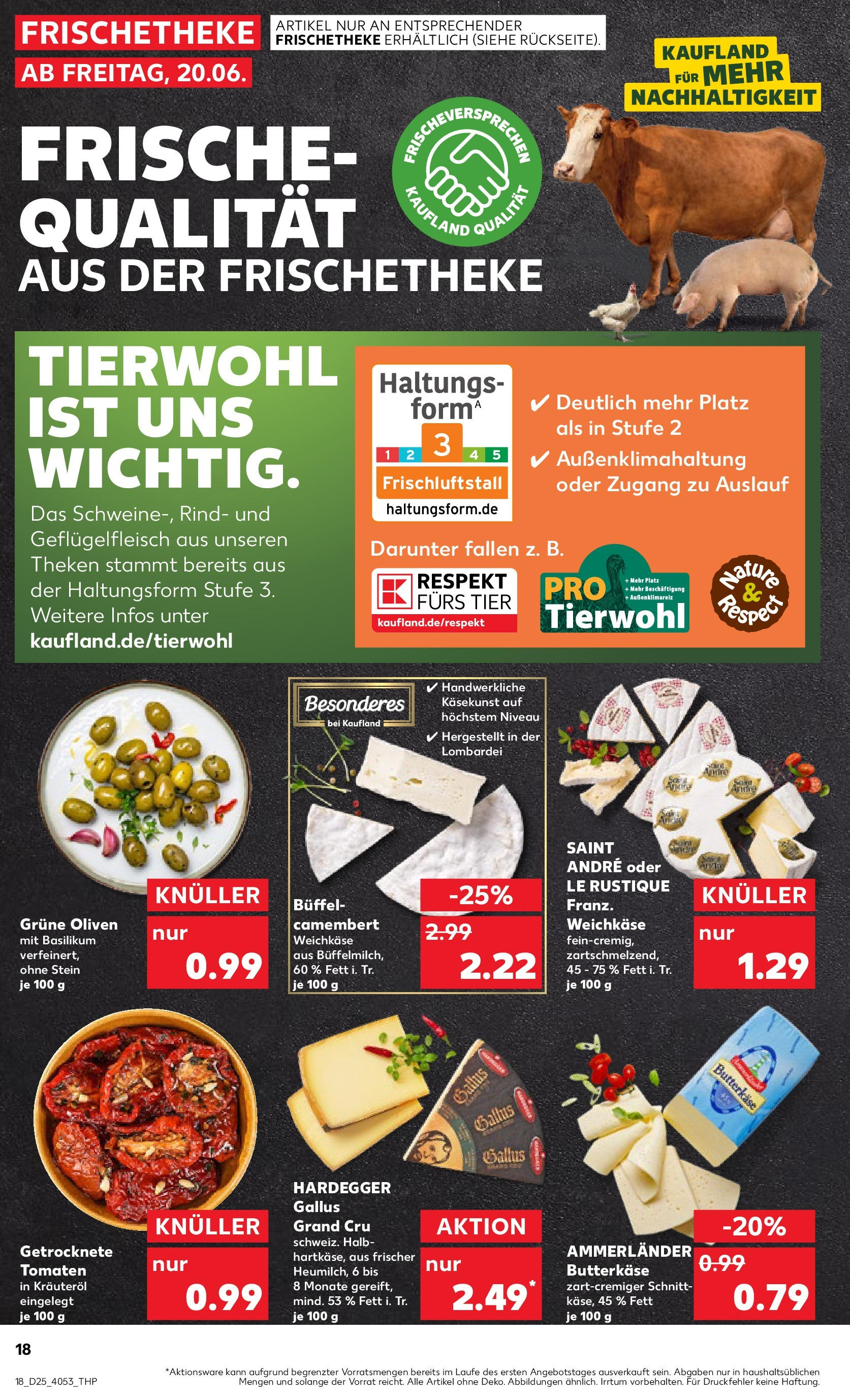 Prospekt Kaufland ab 18.06.2025 » Angebote Online zum Blättern | Seite: 18 | Produkte: Tomaten, Rock