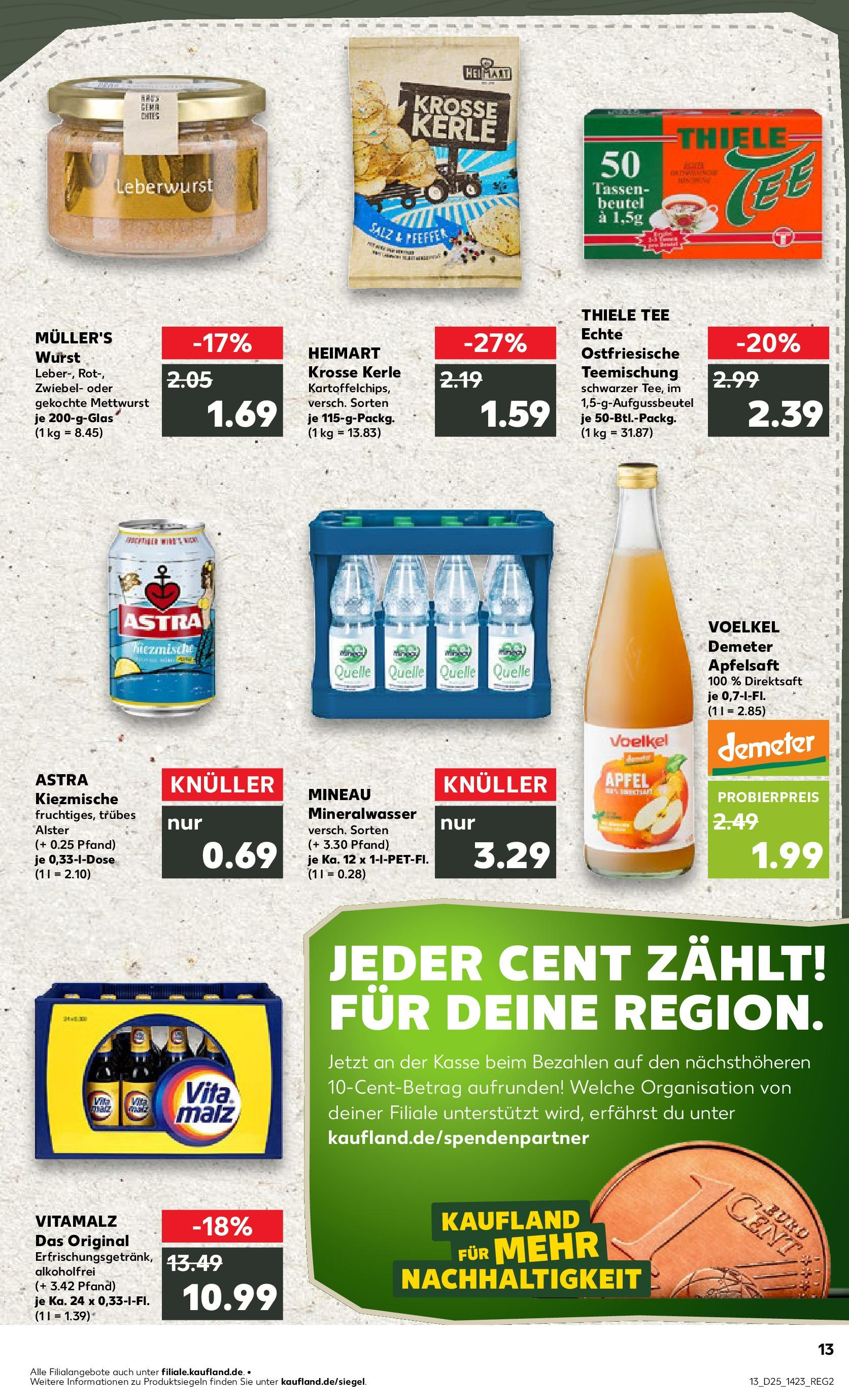Prospekt Kaufland ab 18.06.2025 » Angebote Online zum Blättern | Seite: 2 | Produkte: Apple, Salz, Pfeffer, Tee