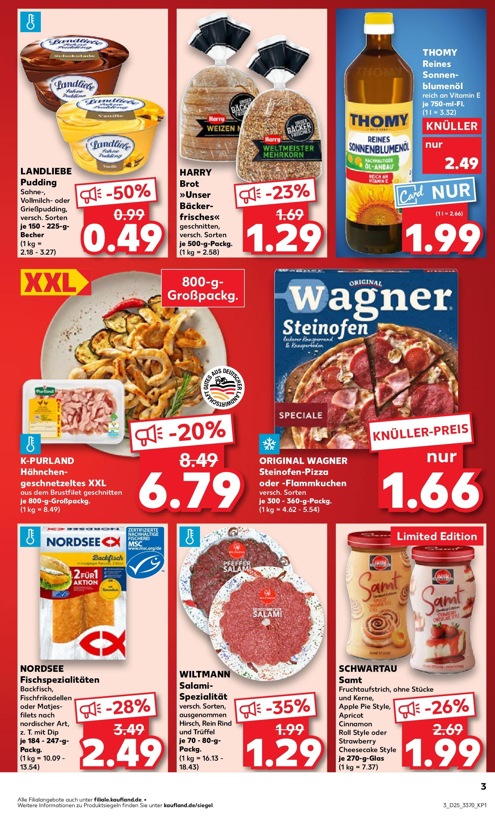 Prospekt Kaufland ab 18.06.2025 » Angebote Online zum Blättern | Seite: 5 | Produkte: Öl, Schwartau samt, Brot, Sahne