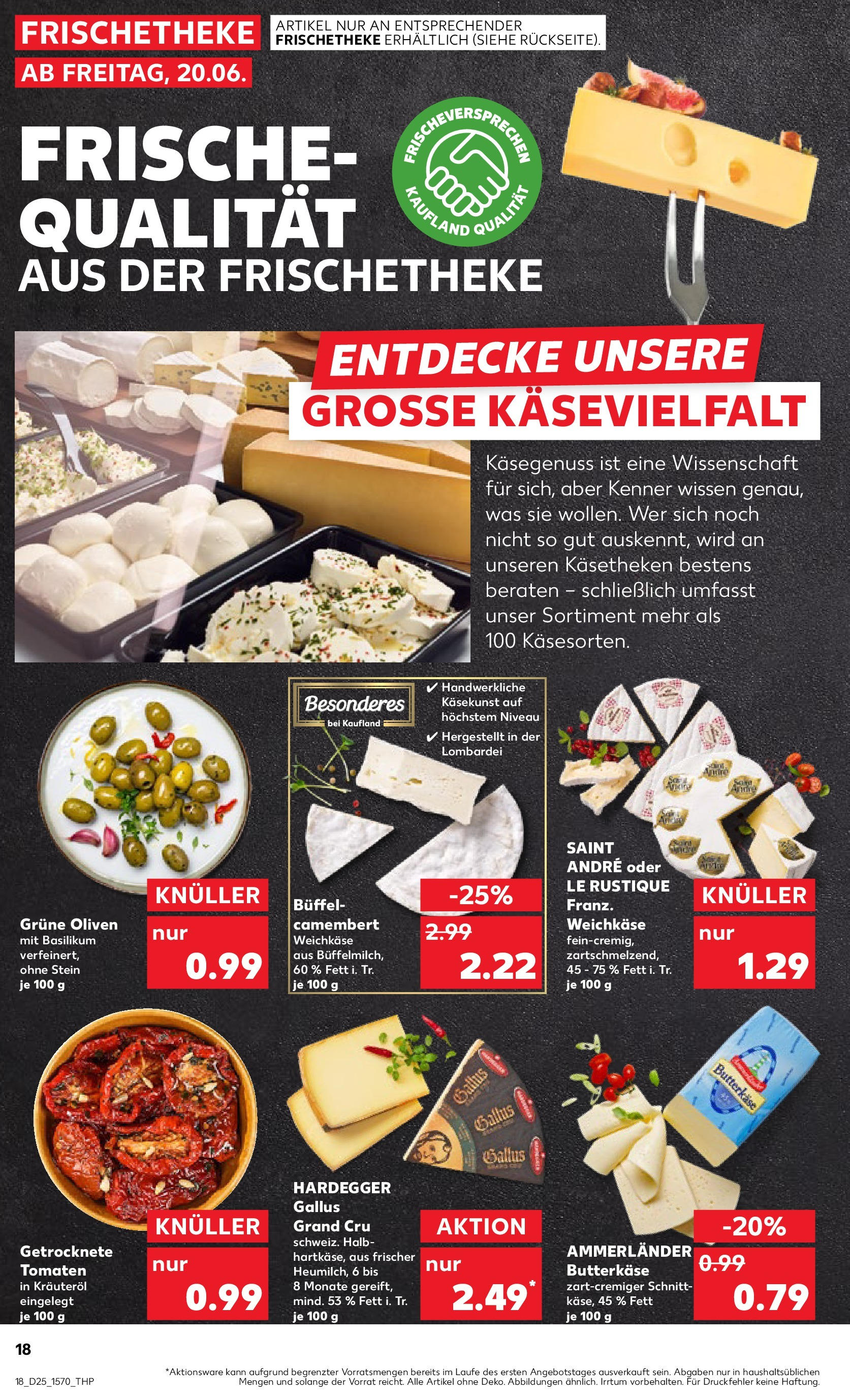 Prospekt Kaufland ab 18.06.2025 » Angebote Online zum Blättern | Seite: 18 | Produkte: Butter, Tomaten