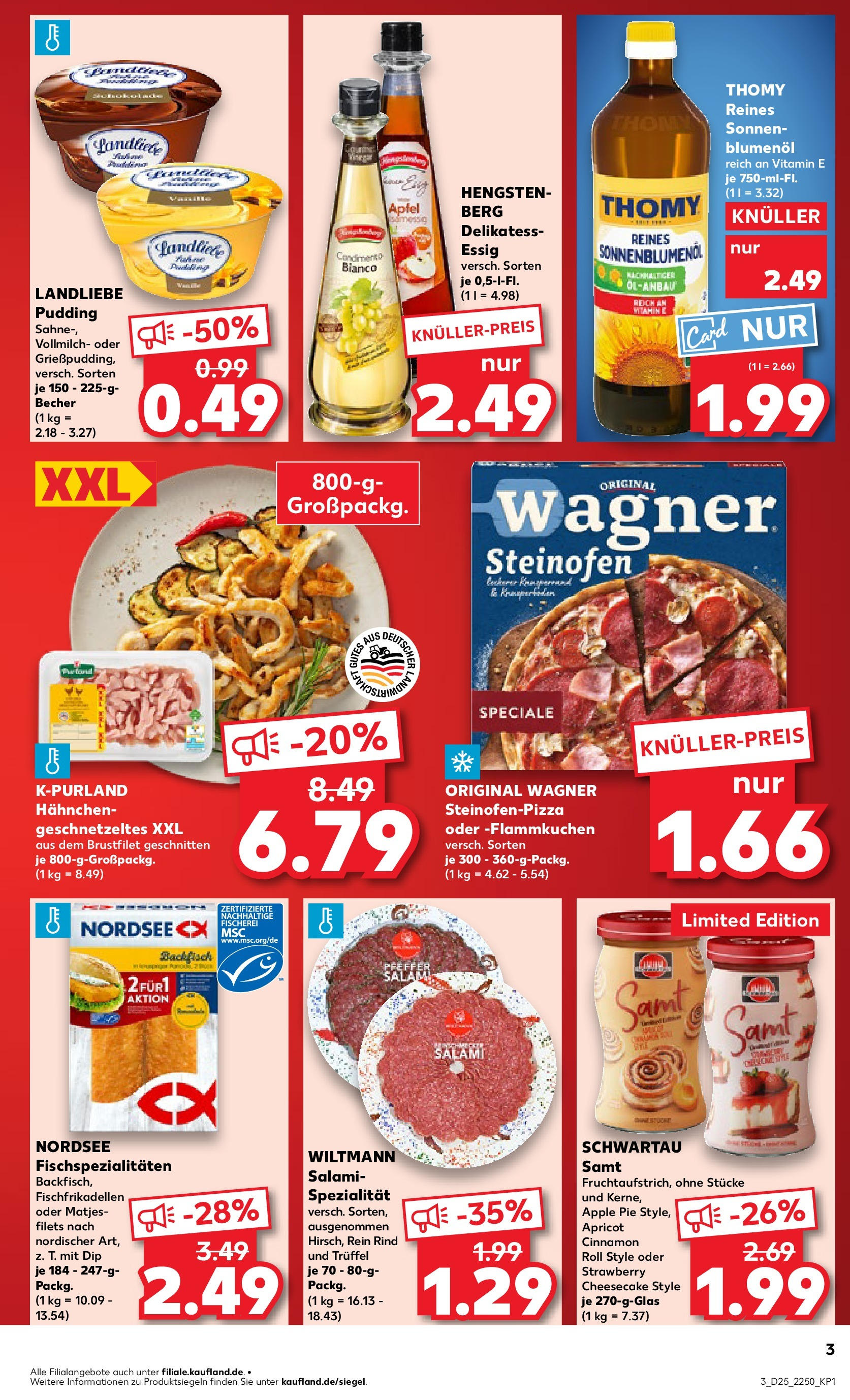 Prospekt Kaufland ab 18.06.2025 » Angebote Online zum Blättern | Seite: 5 | Produkte: Hahnchen, Schwartau samt, Äpfel, Sahne