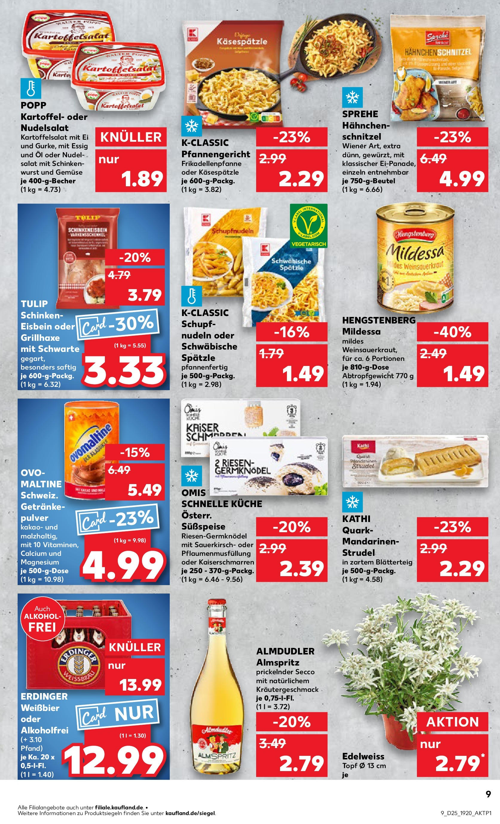Prospekt Kaufland ab 18.06.2025 » Angebote Online zum Blättern | Seite: 11 | Produkte: Ovomaltine, Quark, Mandarinen, Wurst