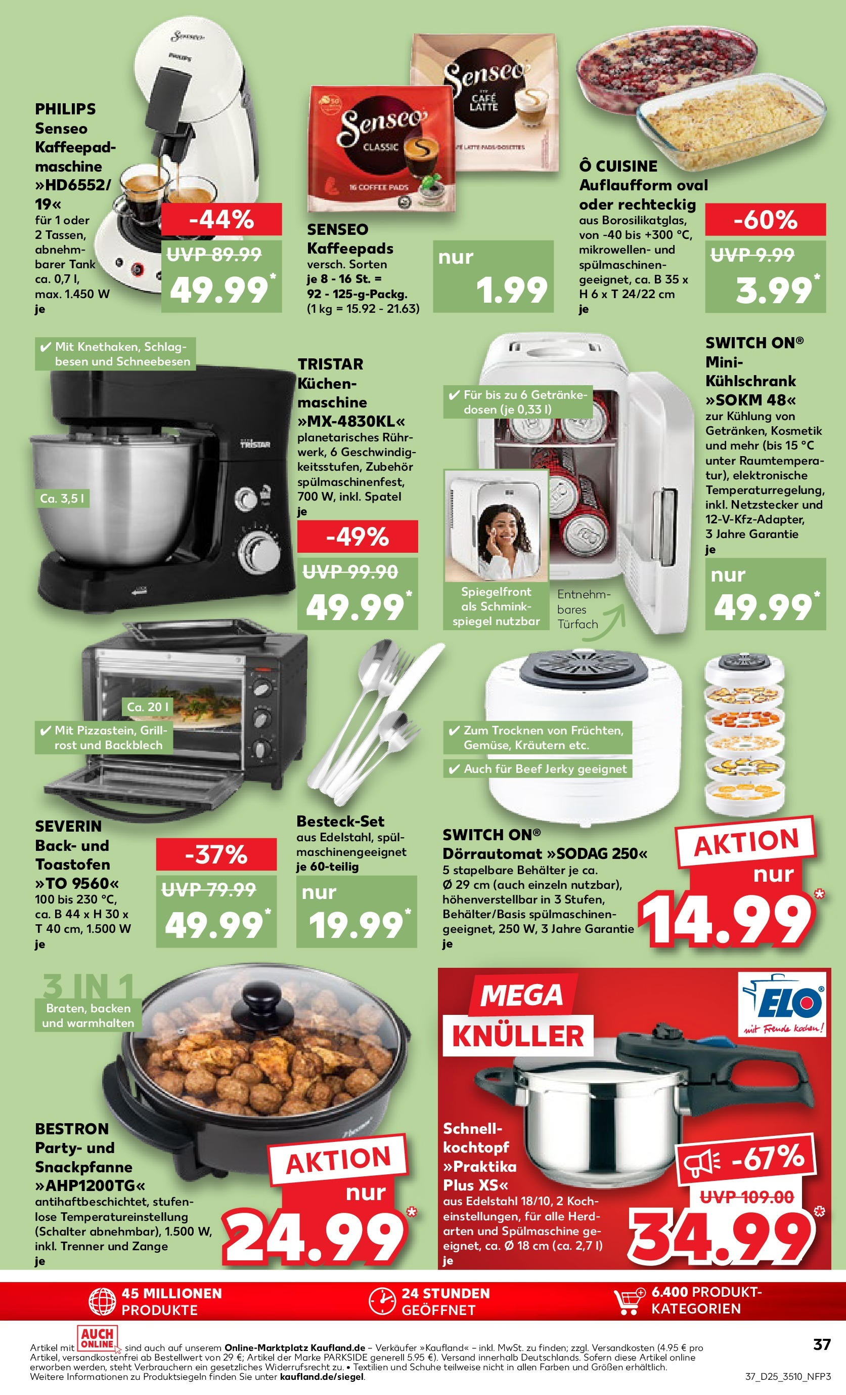 Prospekt Kaufland ab 18.06.2025 » Angebote Online zum Blättern | Seite: 37 | Produkte: Herd, Grill, Kaffeepads, Senseo kaffeepads
