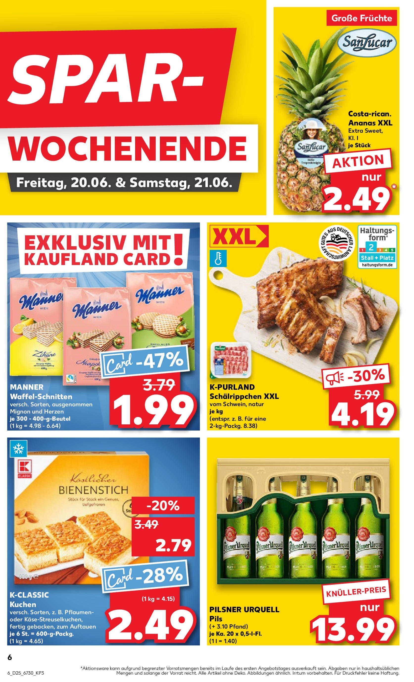 Prospekt Kaufland ab 18.06.2025 » Angebote Online zum Blättern | Seite: 8 | Produkte: Pflaumen, Pils, Ananas, Kuchen
