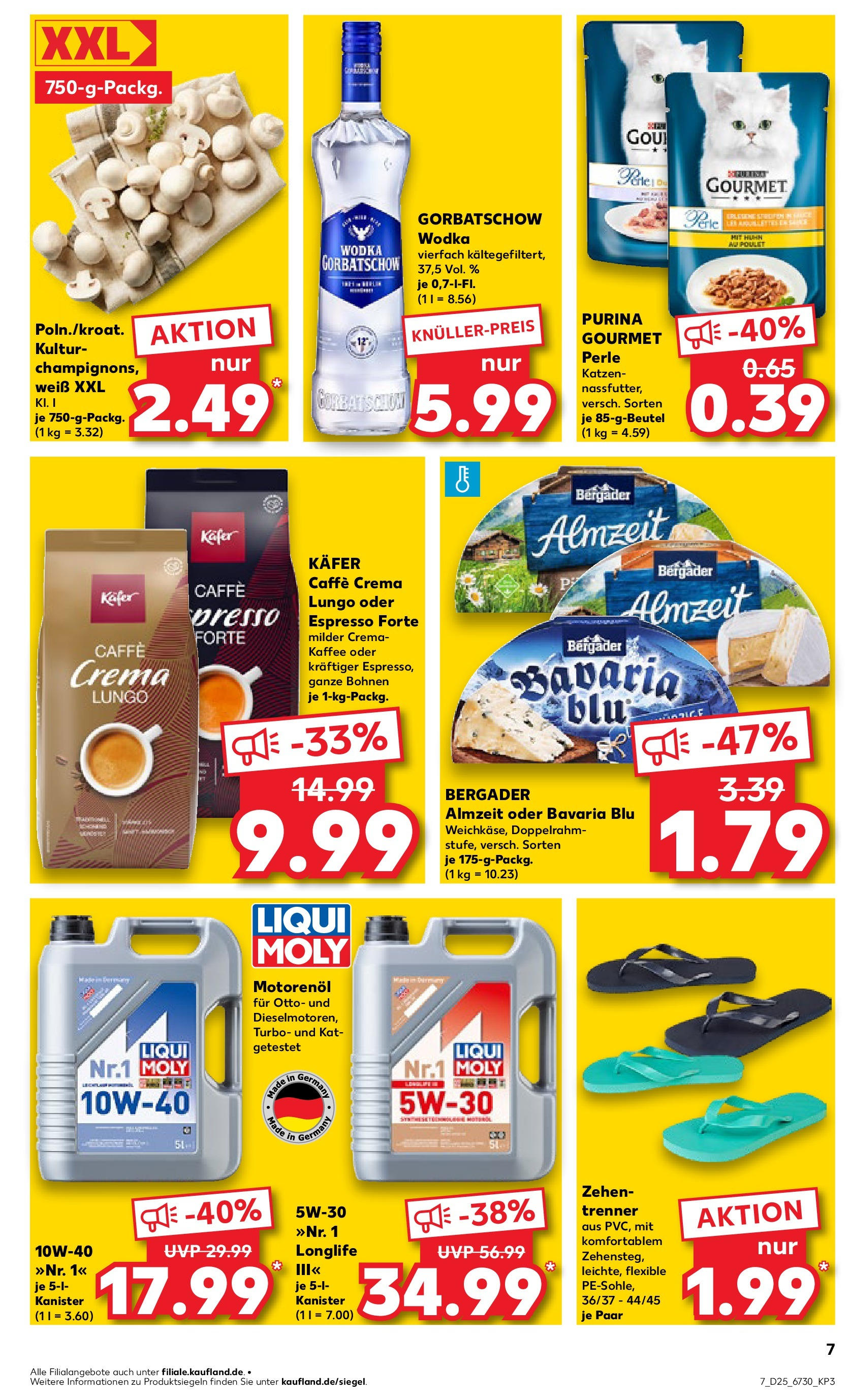 Prospekt Kaufland ab 18.06.2025 » Angebote Online zum Blättern | Seite: 9 | Produkte: Flip Flops, Wodka gorbatschow, Flops, Wodka