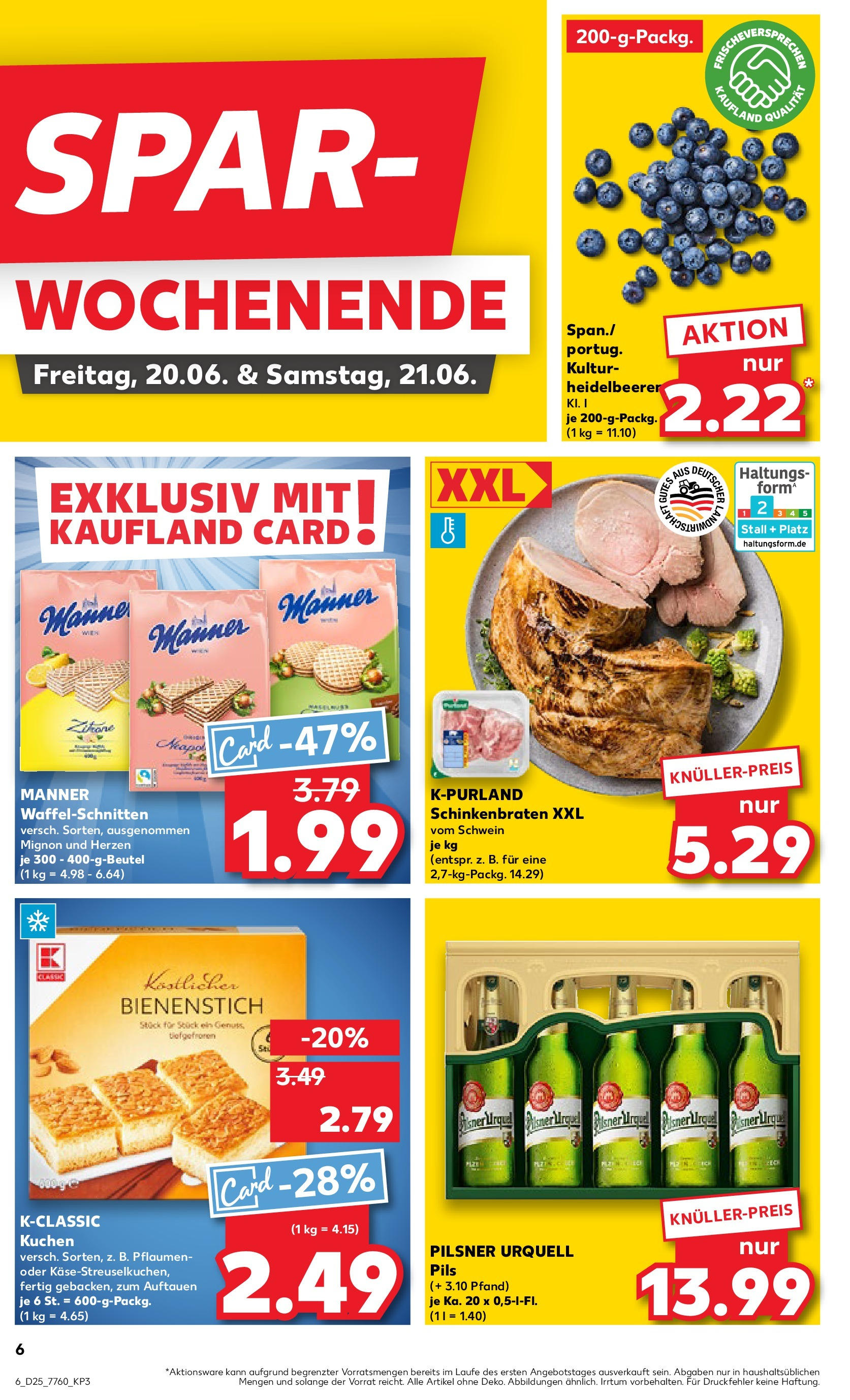 Prospekt Kaufland ab 18.06.2025 » Angebote Online zum Blättern | Seite: 8 | Produkte: Pflaumen, Pils, Pilsner urquell, Kuchen