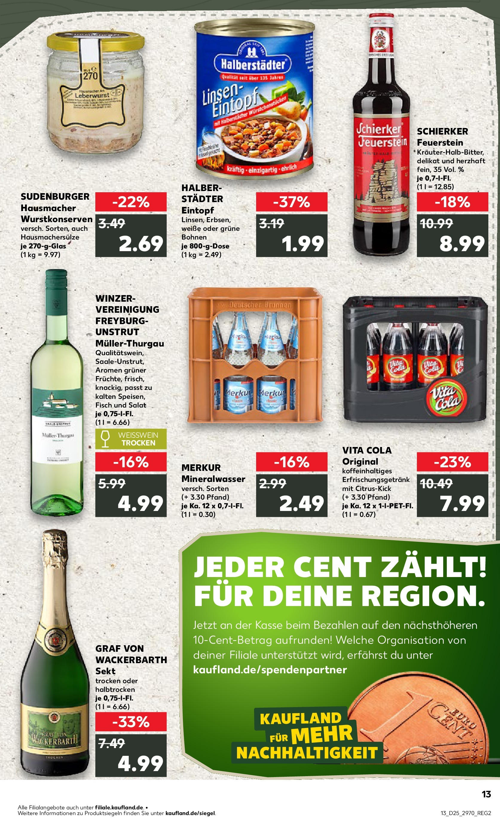Prospekt Kaufland ab 18.06.2025 » Angebote Online zum Blättern | Seite: 2 | Produkte: Cola, Weißwein, Weißwein trocken, Fisch
