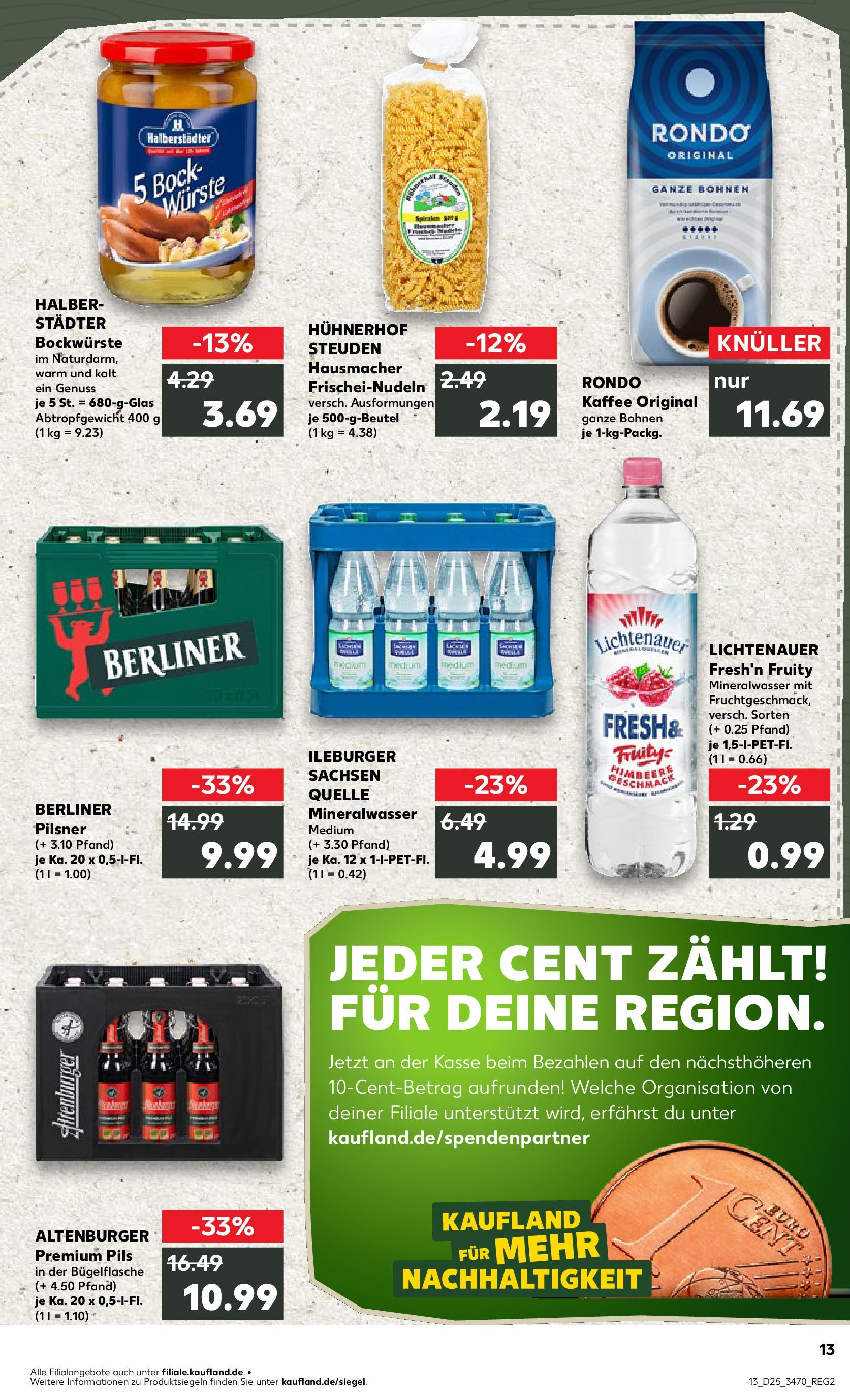 Prospekt Kaufland ab 18.06.2025 » Angebote Online zum Blättern | Seite: 2 | Produkte: Kaffee, Pils, Mineralwasser, Himbeere
