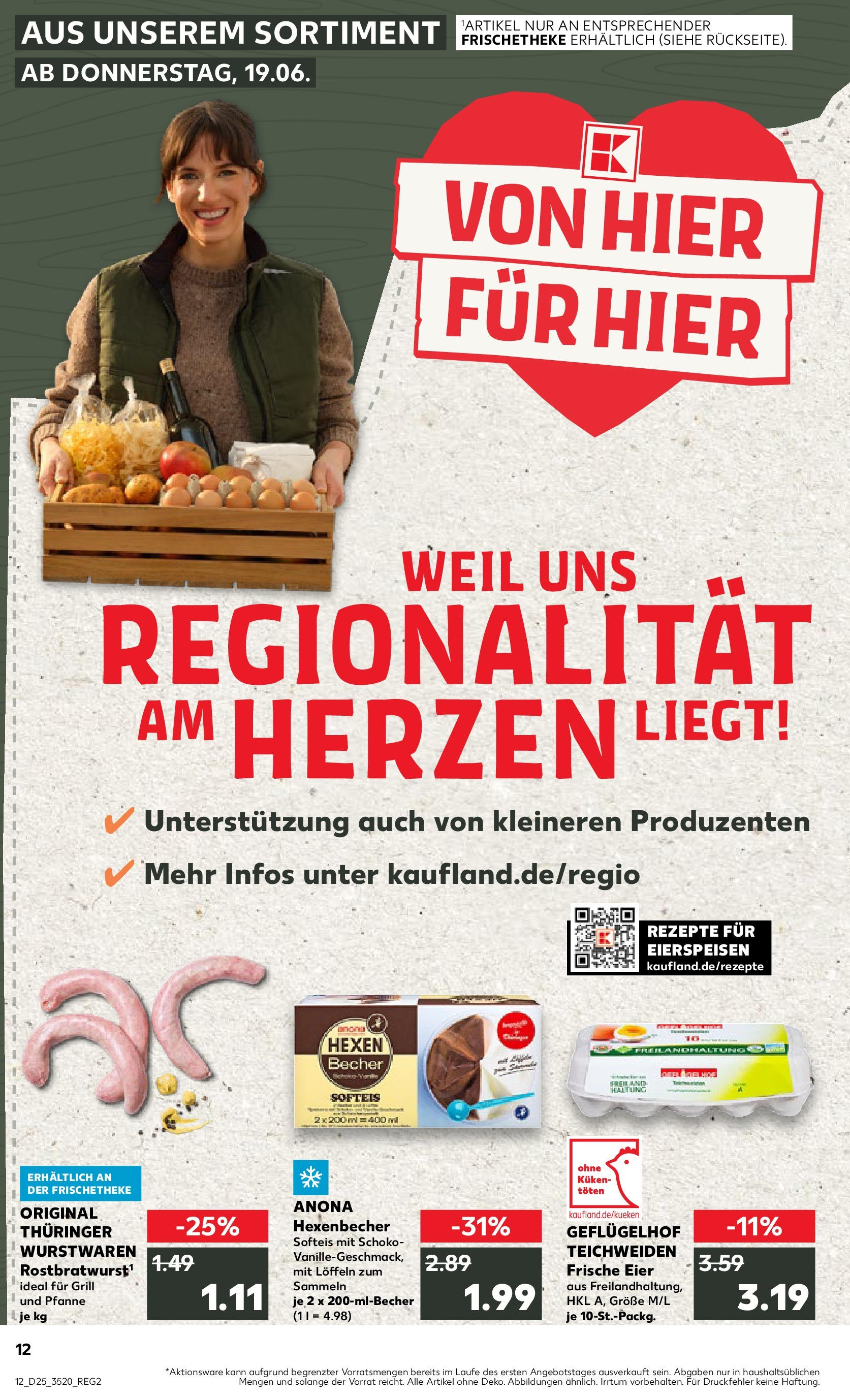 Prospekt Kaufland ab 18.06.2025 » Angebote Online zum Blättern | Seite: 1 | Produkte: Grill, Eier