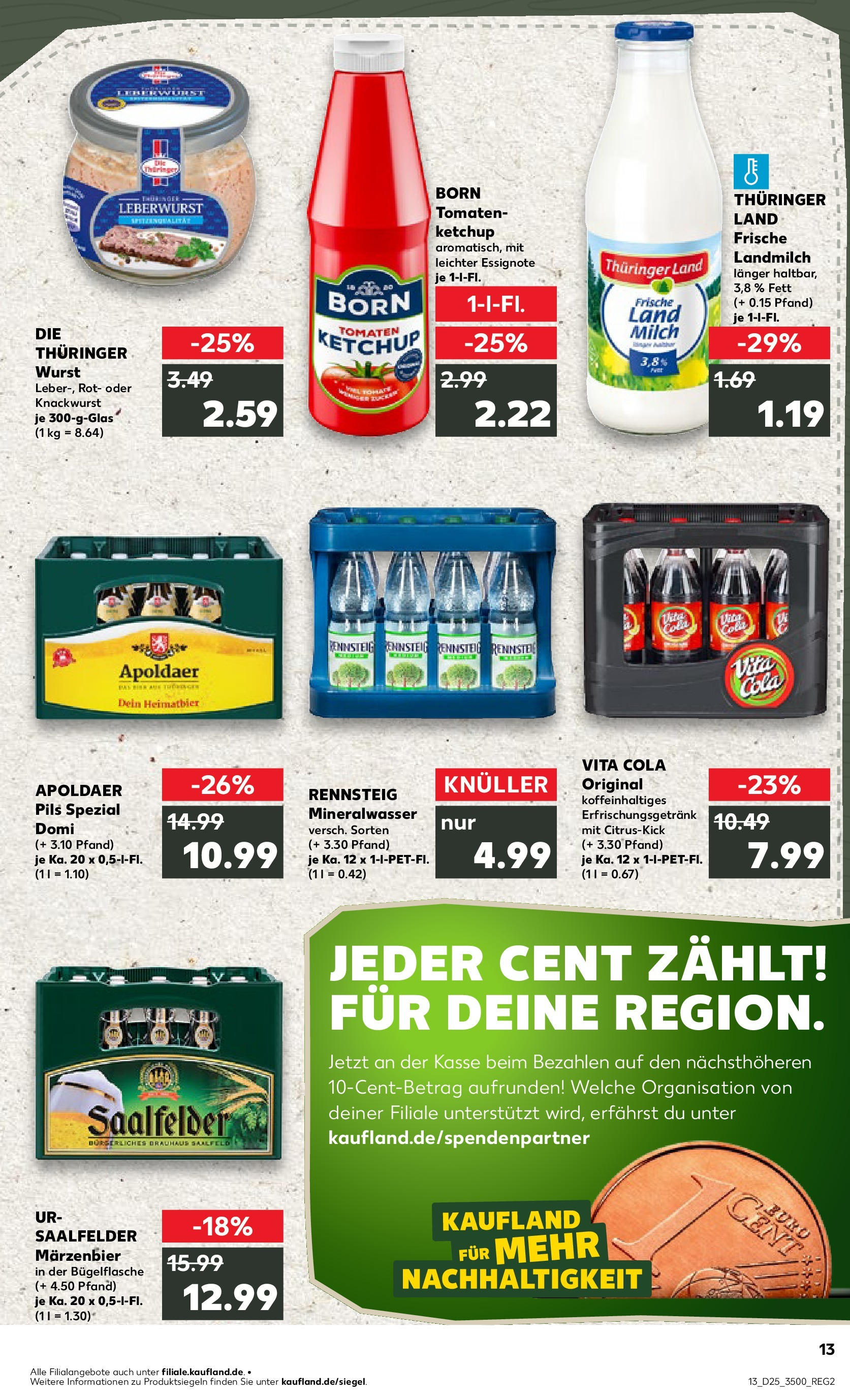 Prospekt Kaufland ab 18.06.2025 » Angebote Online zum Blättern | Seite: 2 | Produkte: Milch, Pils, Wurst, Ketchup