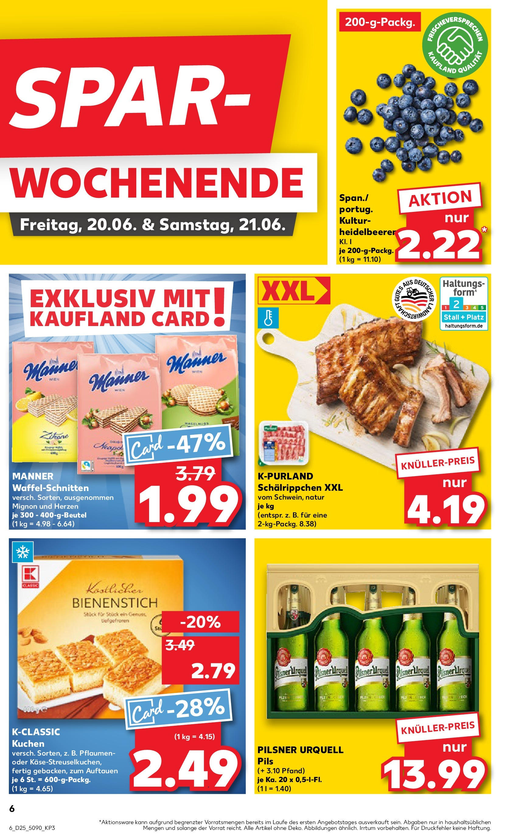 Prospekt Kaufland ab 18.06.2025 » Angebote Online zum Blättern | Seite: 6 | Produkte: Pflaumen, Pils, Pilsner urquell, Kuchen