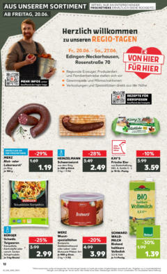 Kaufland prospekt Edingen-Neckarhausen	 gültig ab dem 18.06.2025
