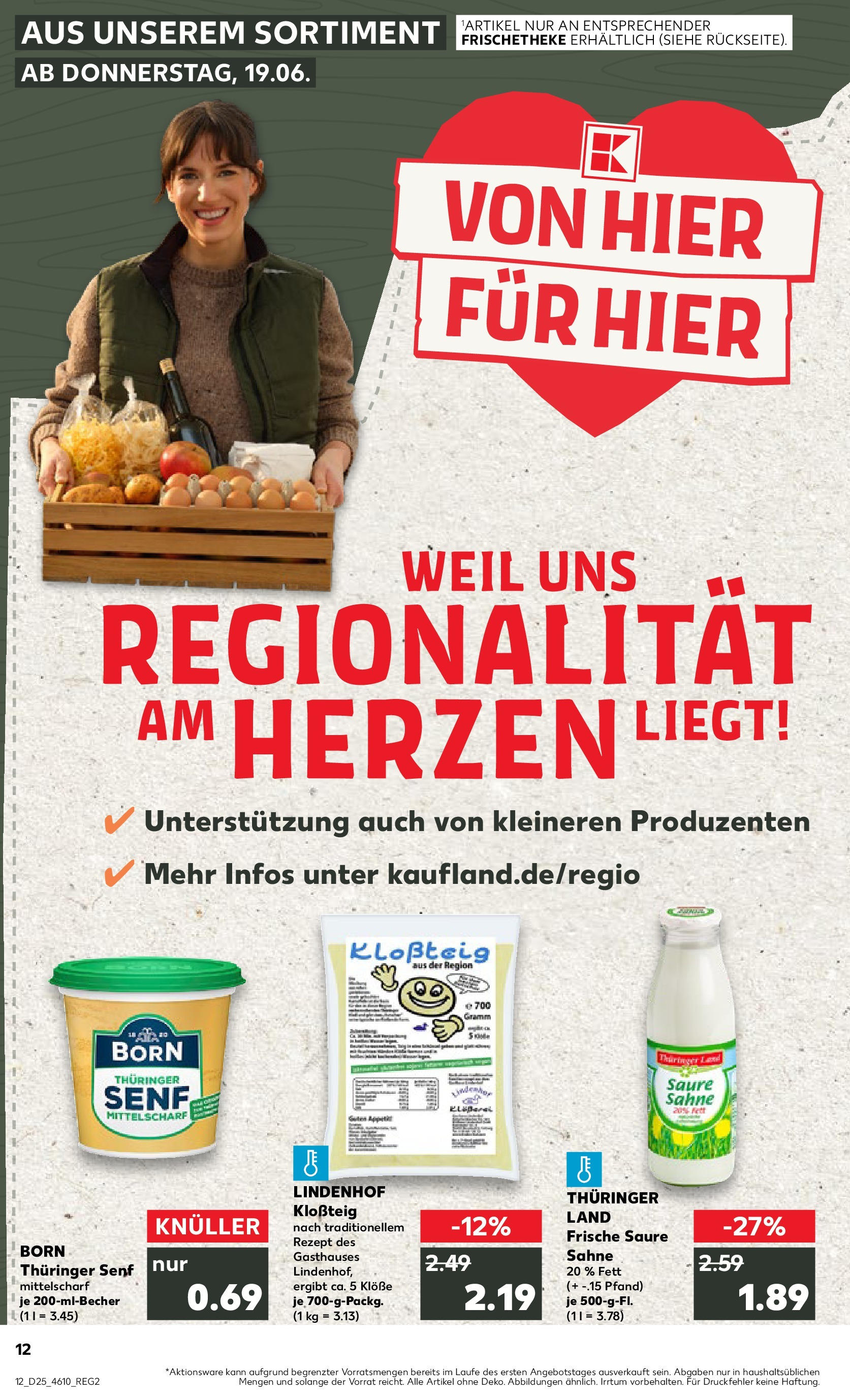 Prospekt Kaufland ab 18.06.2025 » Angebote Online zum Blättern | Seite: 1 | Produkte: Sahne