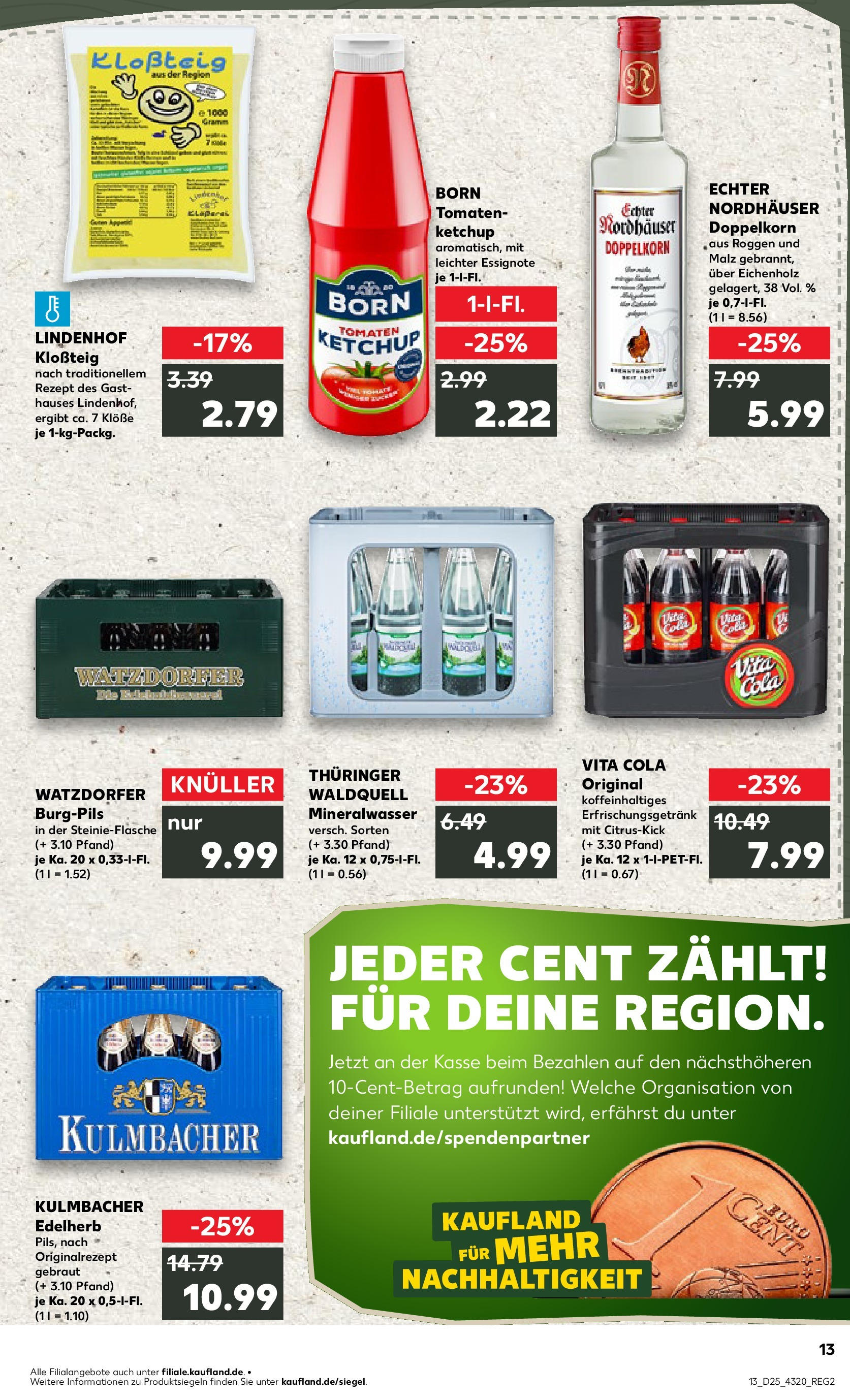 Prospekt Kaufland ab 18.06.2025 » Angebote Online zum Blättern | Seite: 2 | Produkte: Cola, Mineralwasser, Vita cola, Ketchup