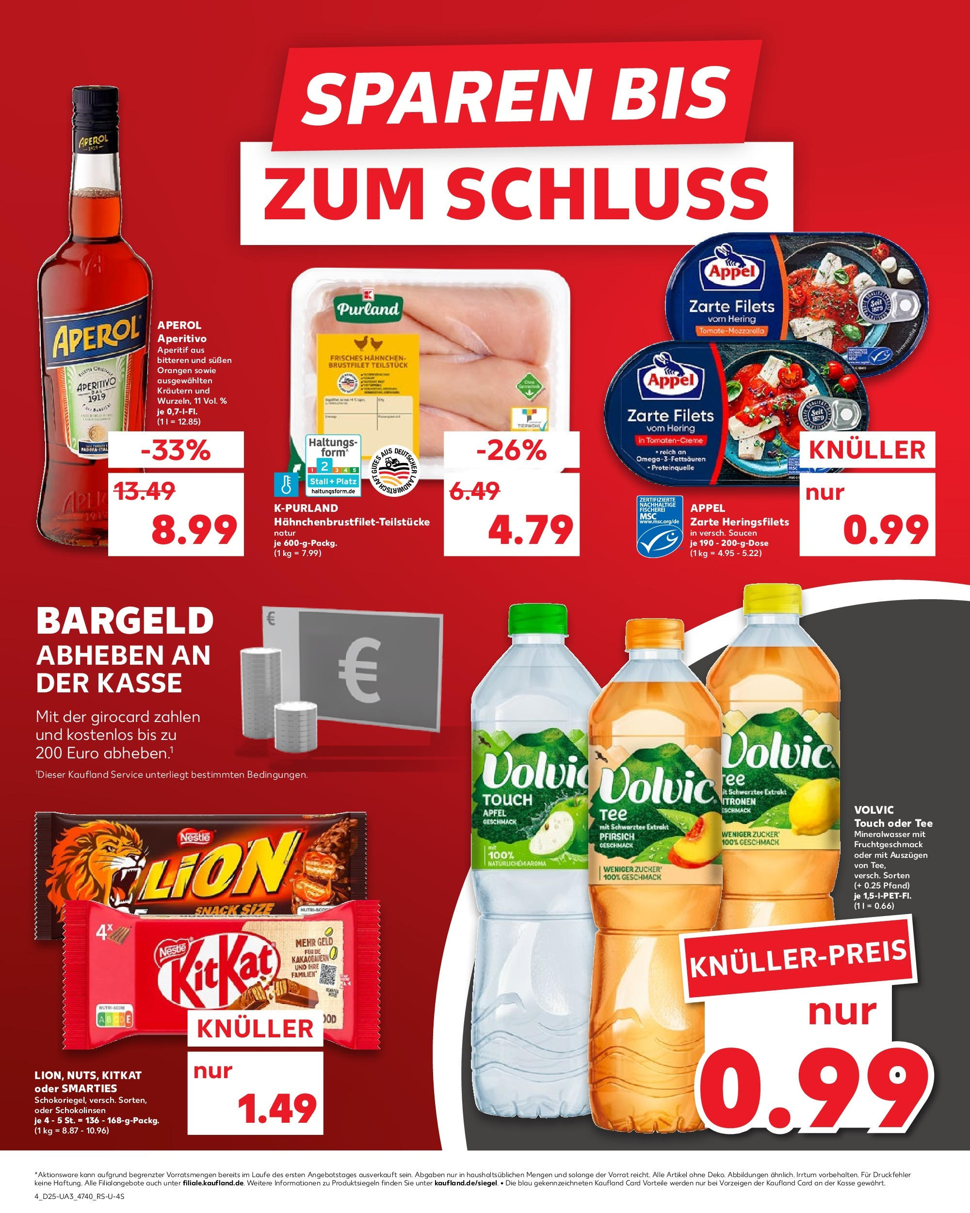Prospekt Kaufland ab 18.06.2025 » Angebote und Werbung Online | Seite: 4 | Produkte: Smarties, Äpfel, Pfirsich, Aperol Prospekt Kaufland ab 18.06.2025 » Angebote Online zum Blättern | Seite: 4 | Produkte: Smarties, Äpfel, Pfirsich, Aperol
