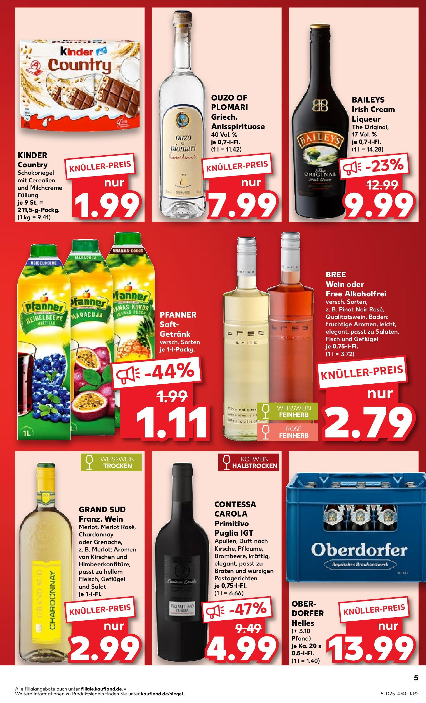 Prospekt Kaufland ab 18.06.2025 » Angebote und Werbung Online | Seite: 9 | Produkte: Weißwein, Fisch, Grand sud, Wein Prospekt Kaufland ab 18.06.2025 » Angebote Online zum Blättern | Seite: 9 | Produkte: Weißwein, Fisch, Grand sud, Wein
