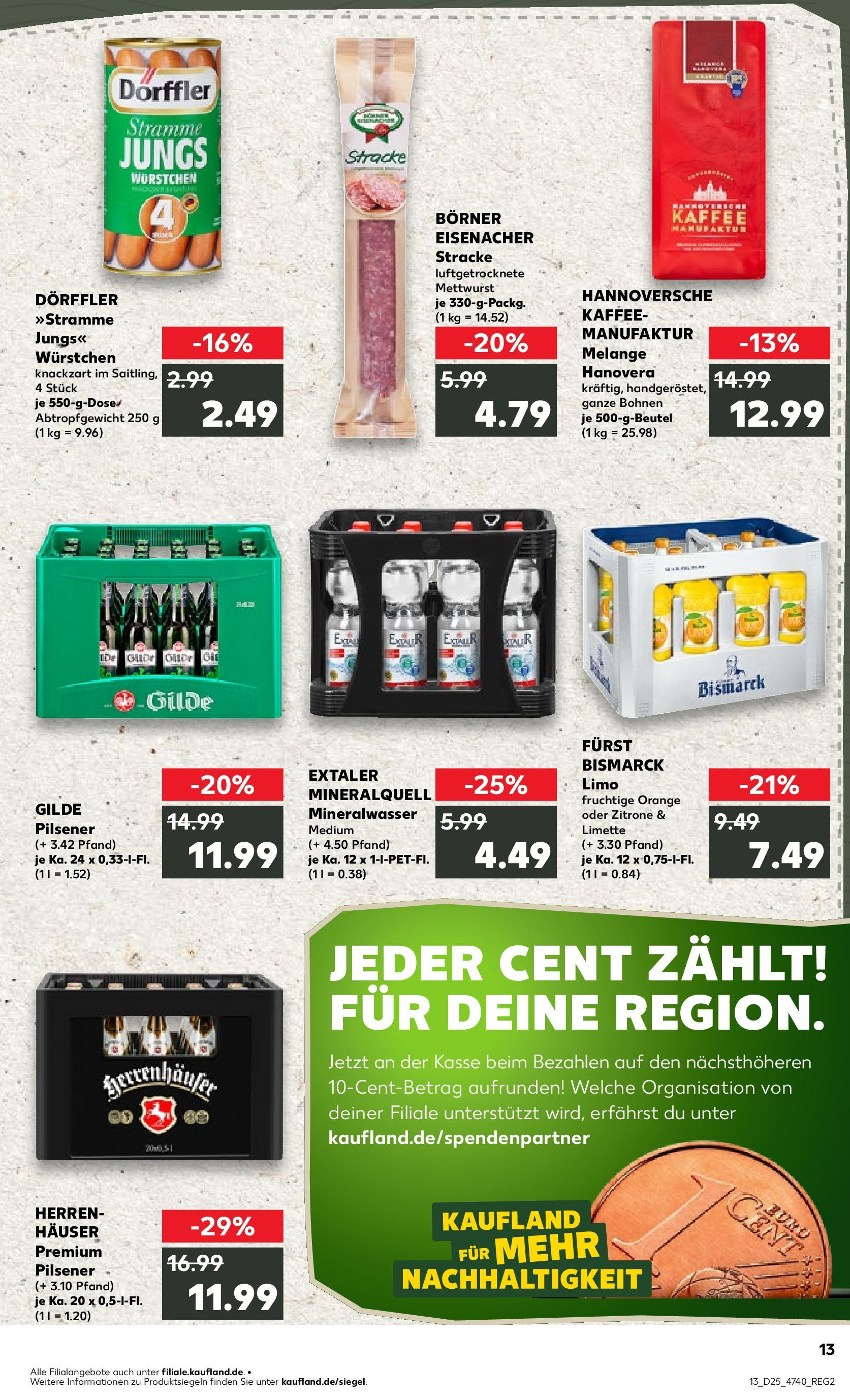 Prospekt Kaufland ab 18.06.2025 » Angebote und Werbung Online | Seite: 17 | Produkte: Kaffee, Mineralwasser, Zitrone, Limette Prospekt Kaufland ab 18.06.2025 » Angebote Online zum Blättern | Seite: 17 | Produkte: Kaffee, Mineralwasser, Zitrone, Limette