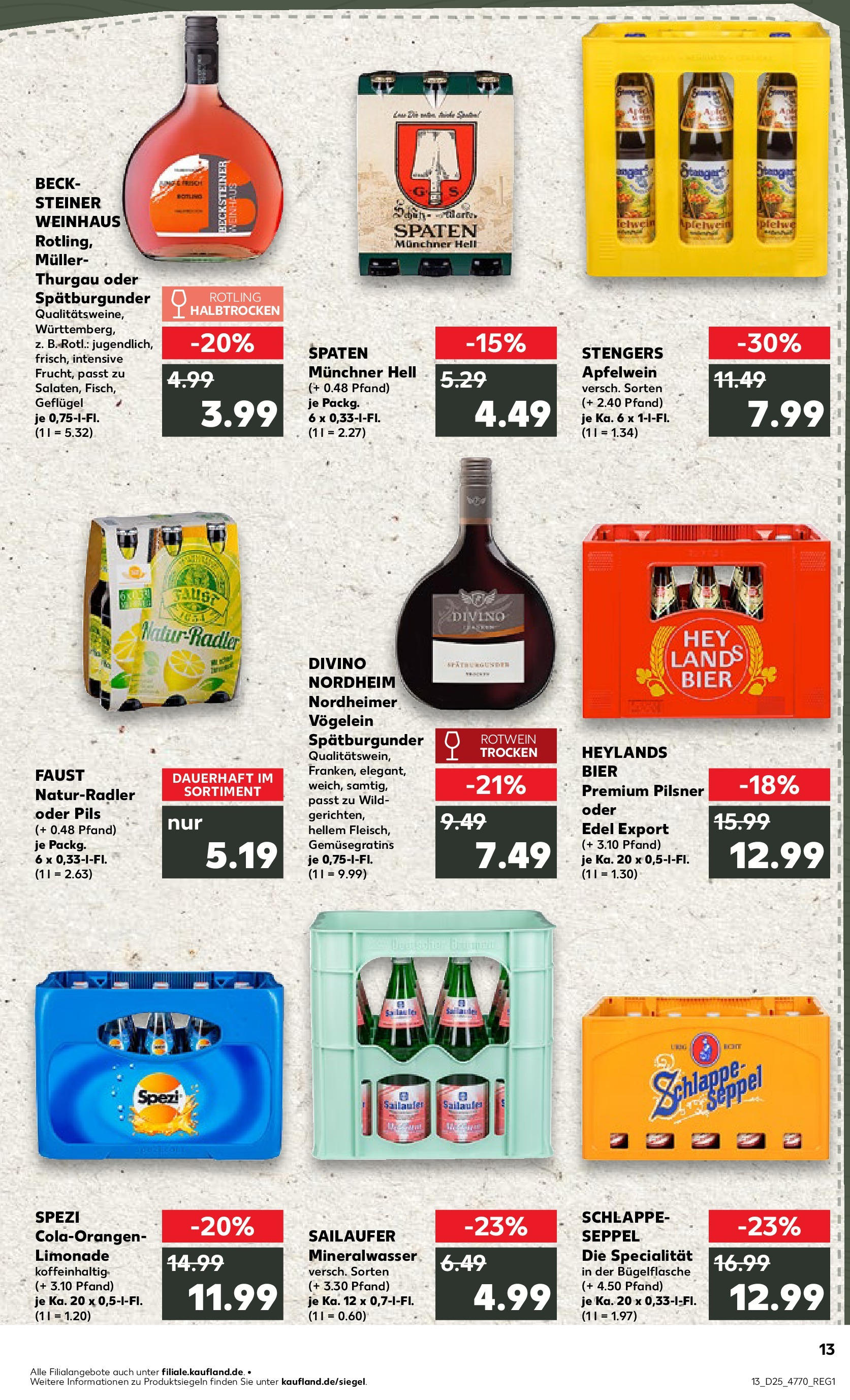 Prospekt Kaufland ab 18.06.2025 » Angebote Online zum Blättern | Seite: 2 | Produkte: Bier, Rotwein, Pils, Limonade