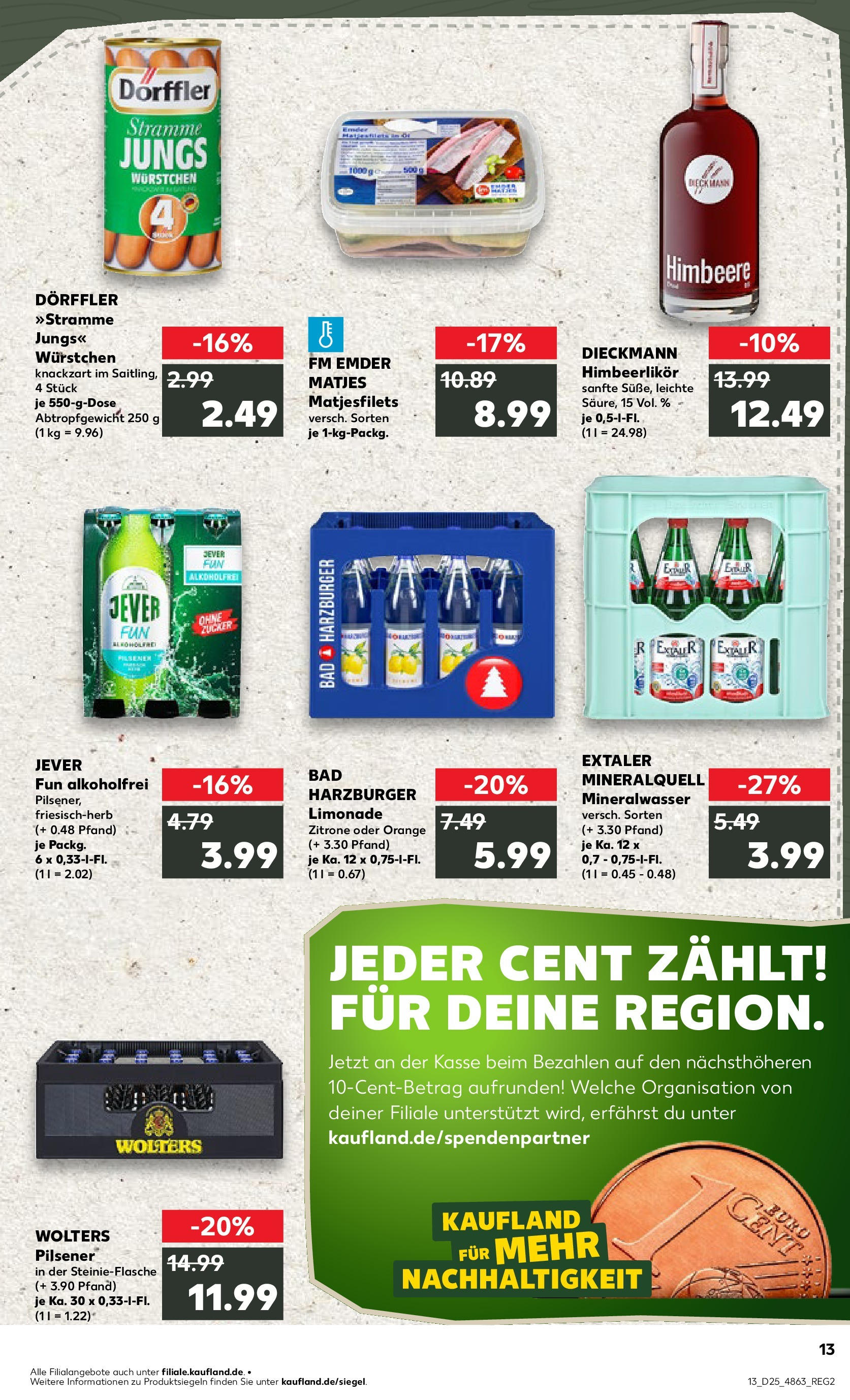 Prospekt Kaufland ab 18.06.2025 » Angebote Online zum Blättern | Seite: 2 | Produkte: Bad, Mineralwasser, Zucker, Himbeere