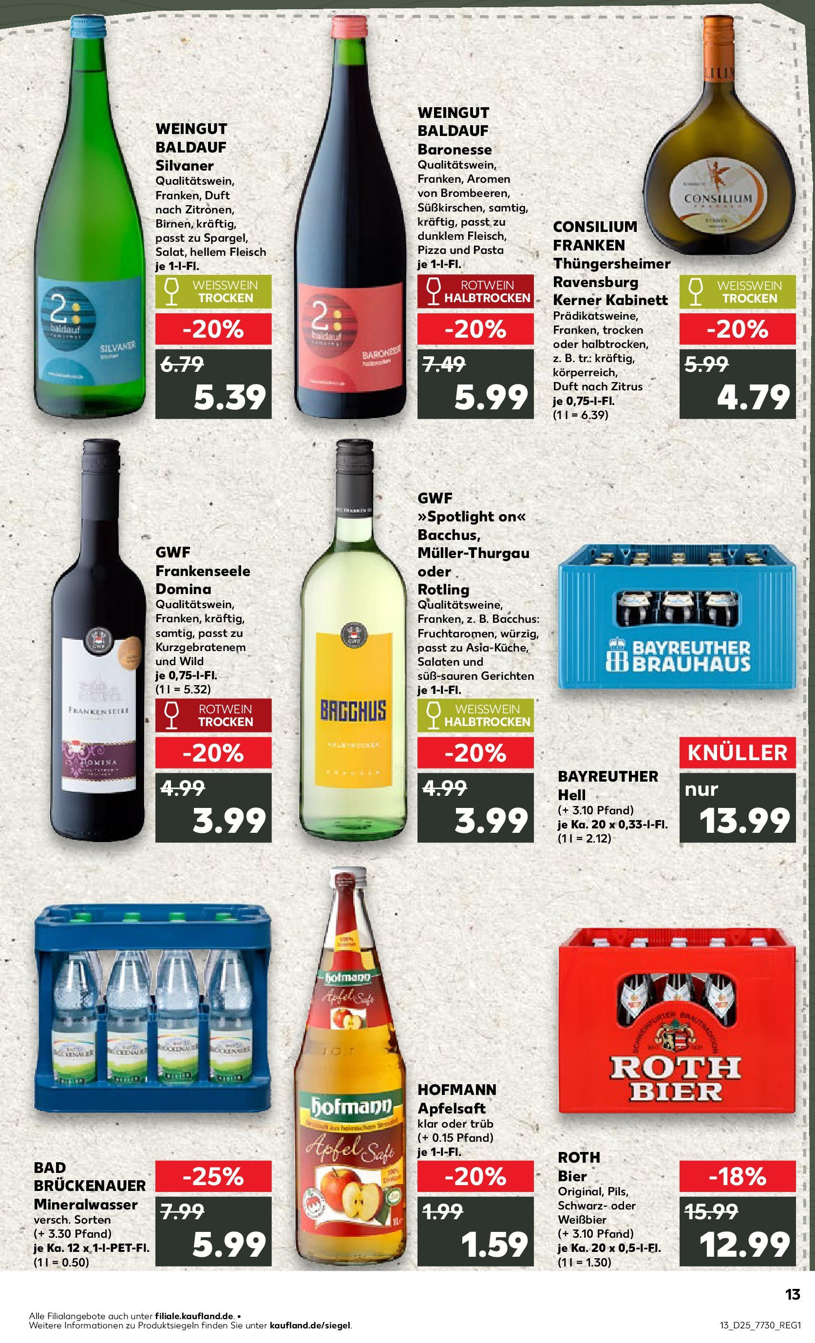Prospekt Kaufland ab 18.06.2025 » Angebote Online zum Blättern | Seite: 2 | Produkte: Weißwein, Weißwein trocken, Pasta, Pizza