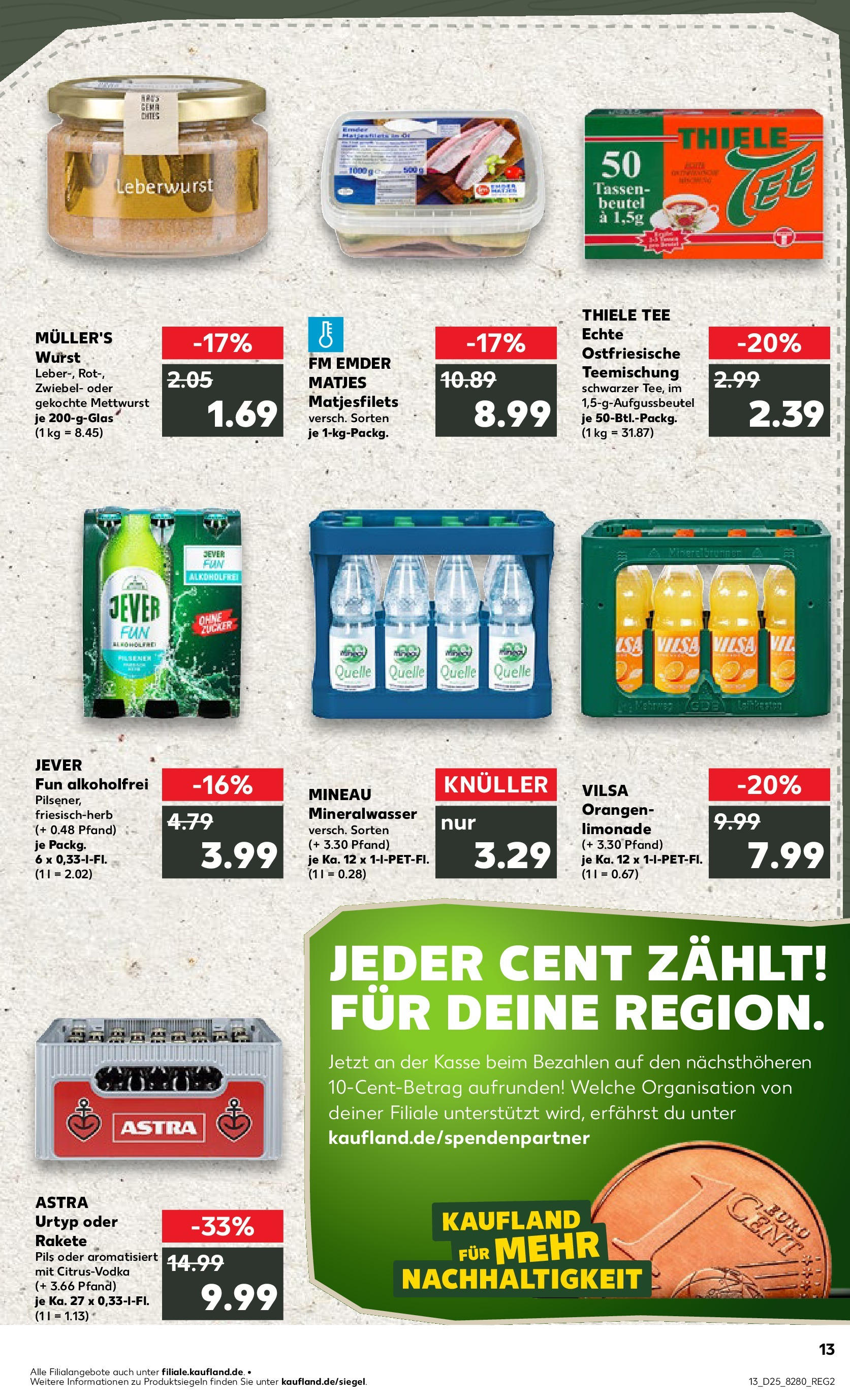 Prospekt Kaufland ab 18.06.2025 » Angebote Online zum Blättern | Seite: 2 | Produkte: Pils, Astra, Wurst, Jever