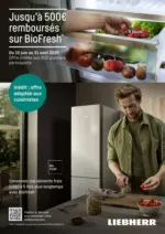 Copra LIEBHERR vous rembourse jusqu'à 500€ - au 31.08.2025