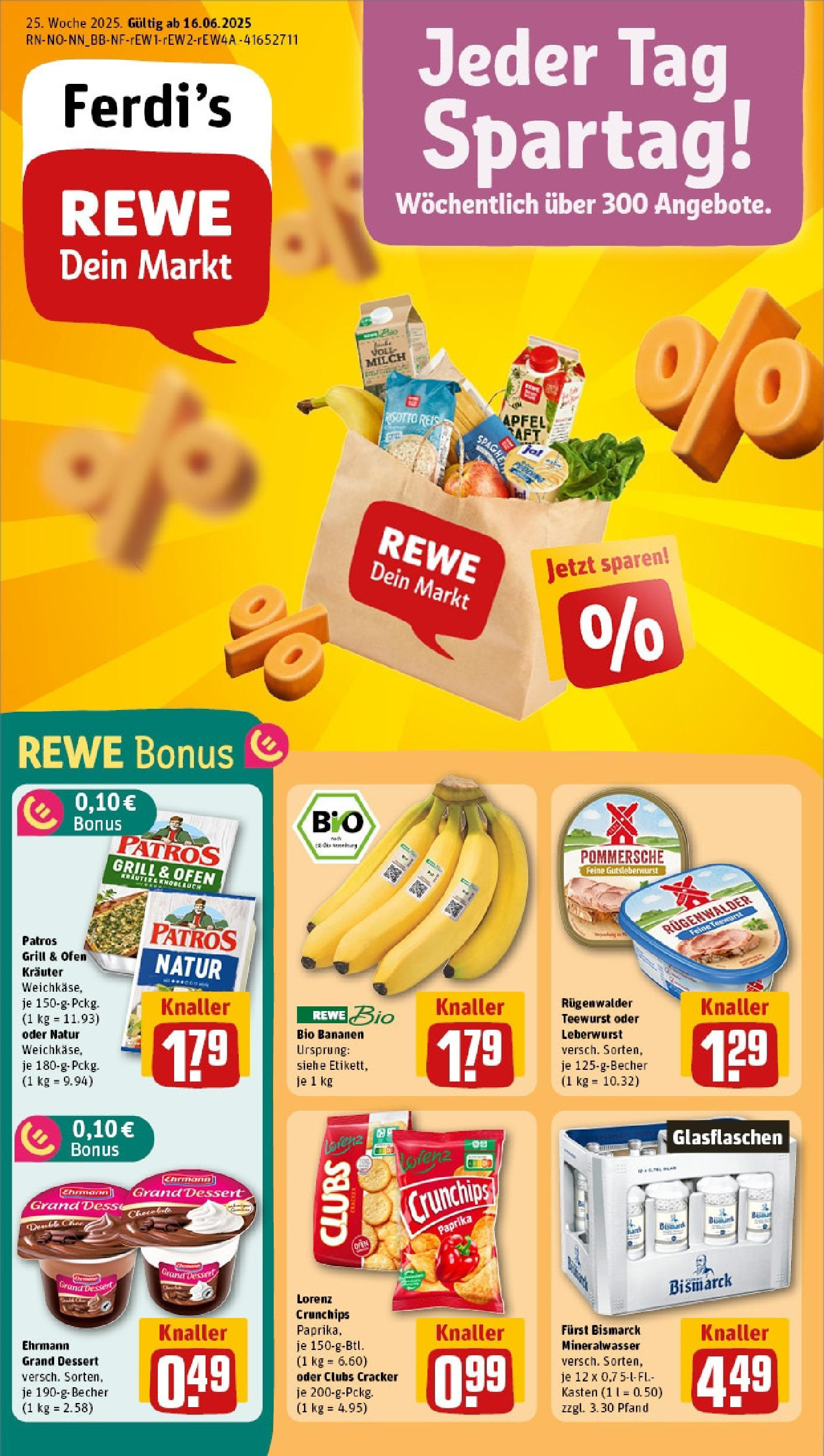REWE Prospekt ab 15.06.2025 nächste Woche - Prospekt Bleckede Vorschau von dem Prospekt des Geschäftes Rewe, gültig ab dem 15.06.2025