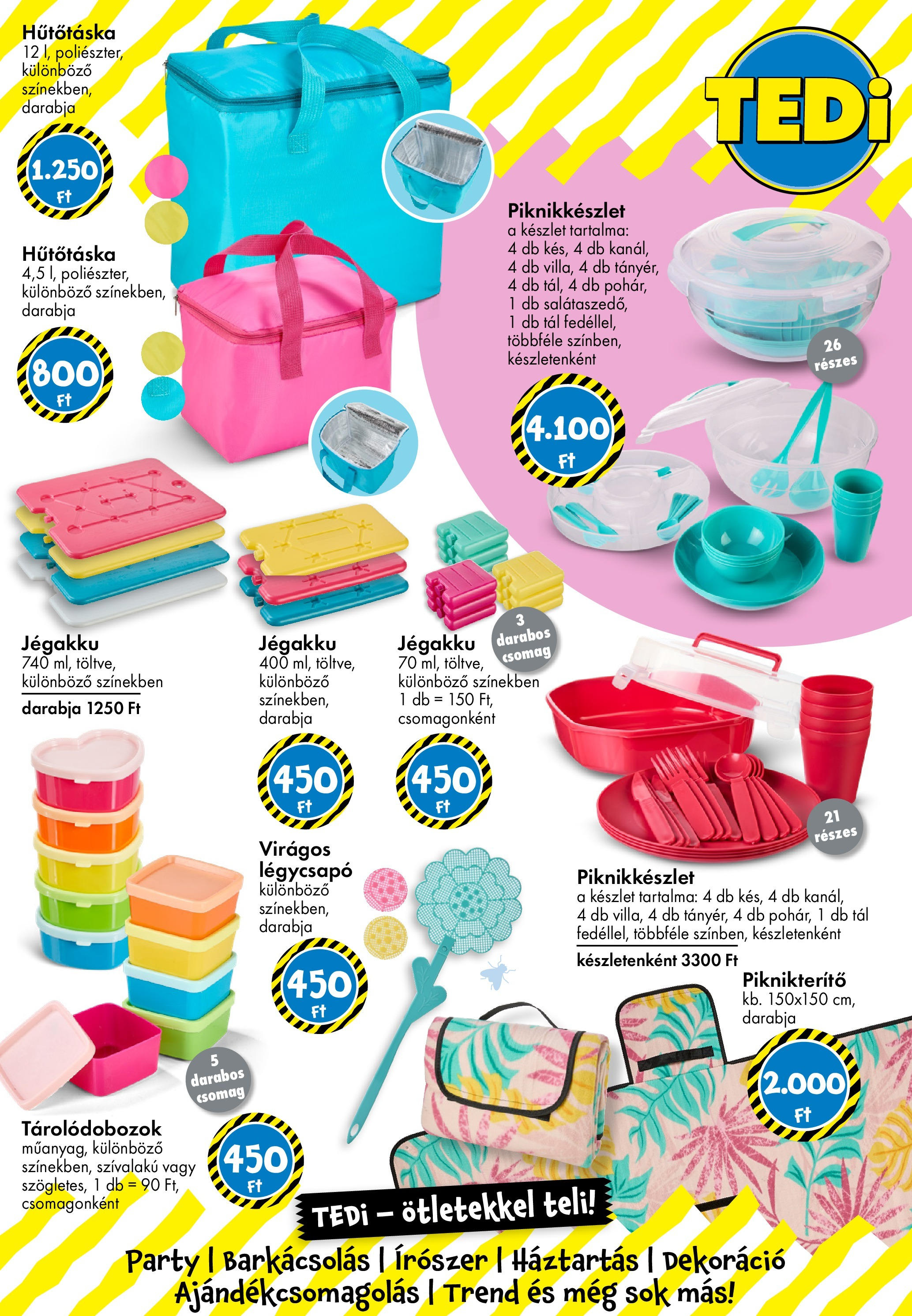 TEDi Akciós újság - 2025.06.13. -tól/töl > akció, lapozható szórólap 🛍️ | Oldal: 21 | Termékek: Hűtőtáska, Dekoráció