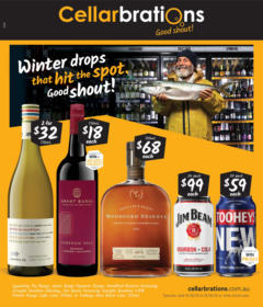 Preview of catalogue Winter Drops that Hit the Spot. Good Shout! from shop Cellarbrations valid 15/06/2025