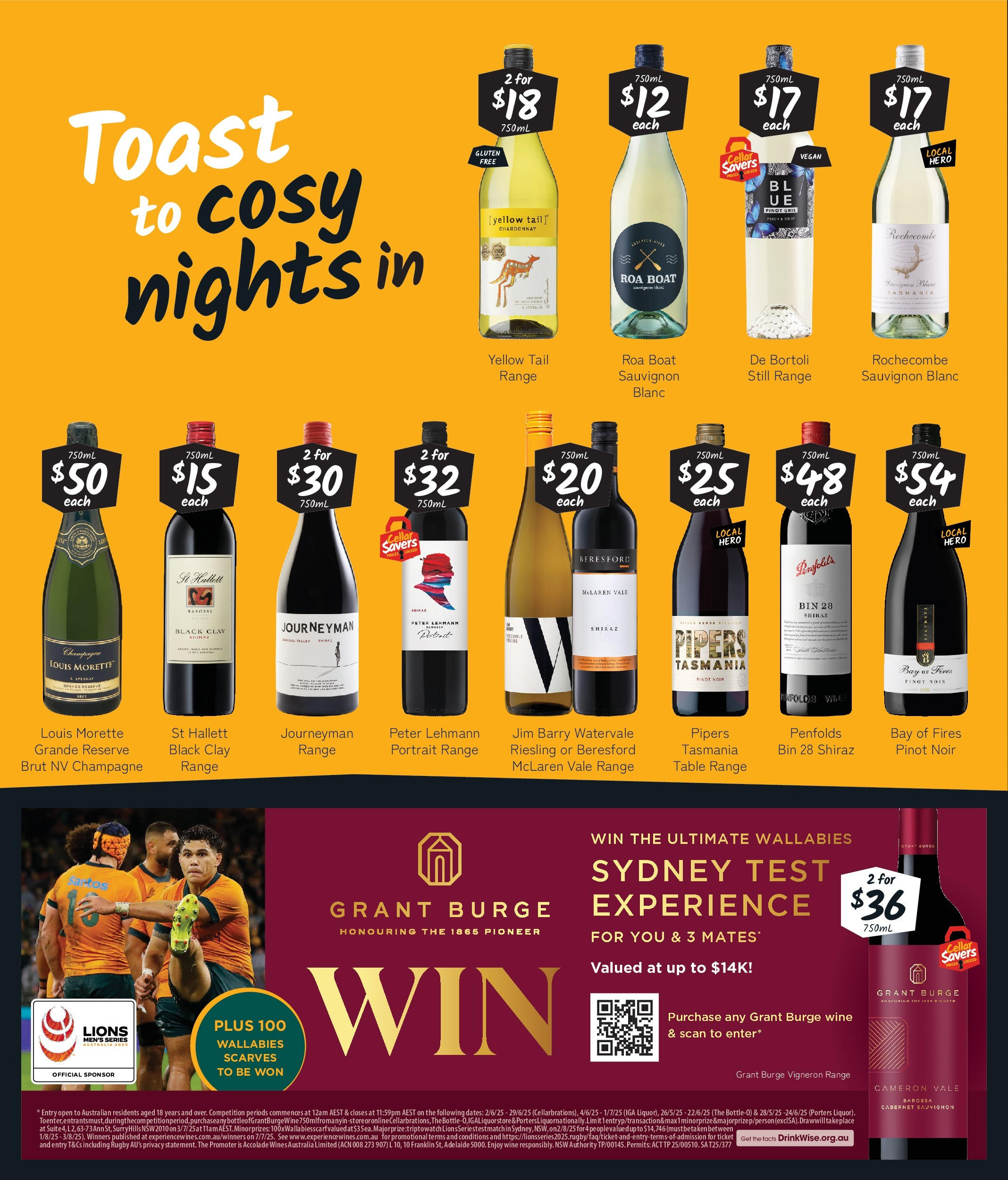 Cellarbrations - Winter Drops that Hit the Spot. Good Shout! - 15/06/2025 > weekly / monthly specials | Page: 4 | Products: Thon au naturel, Wine, Tefal cake factory, Clay