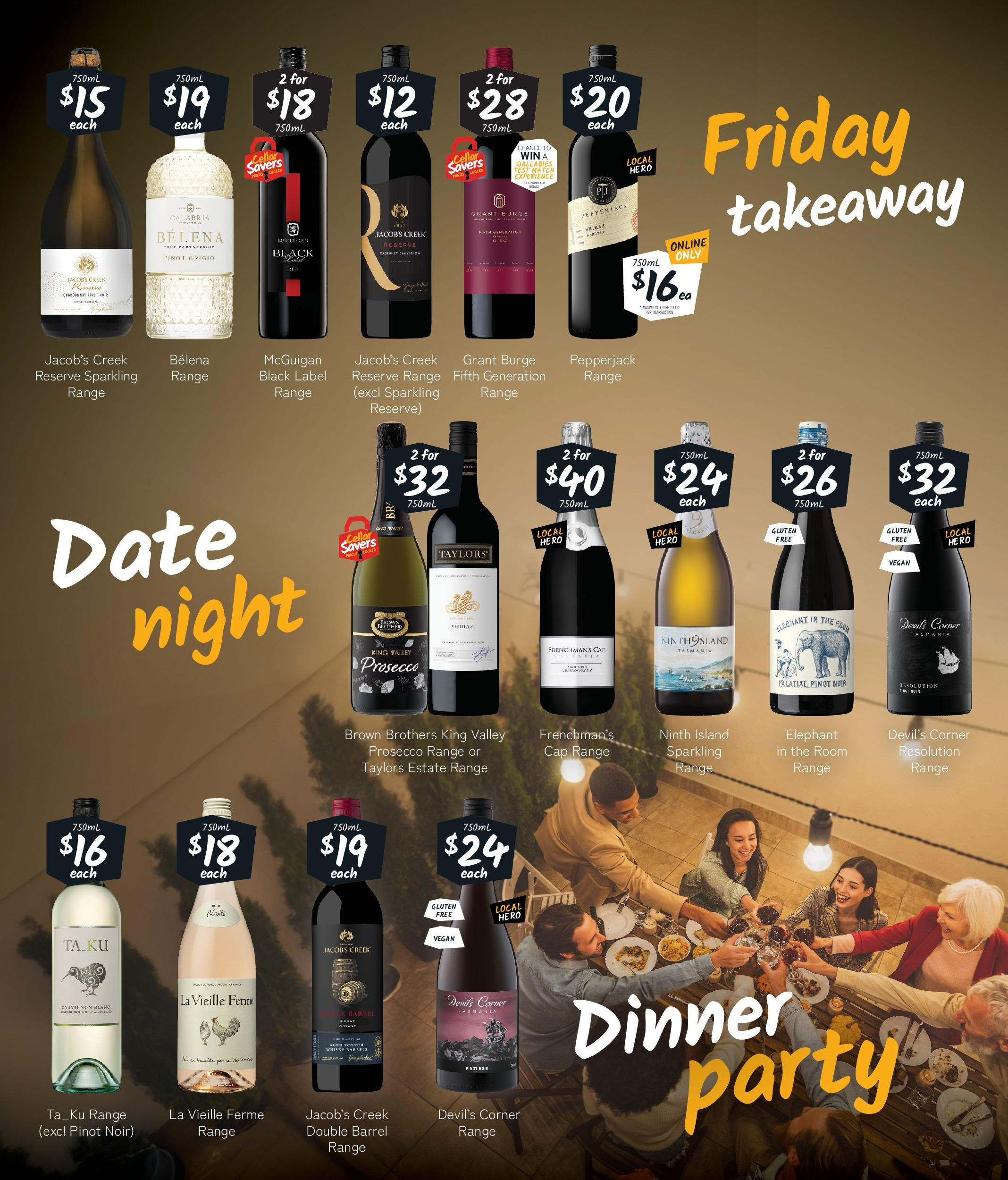 Cellarbrations - Winter Drops that Hit the Spot. Good Shout! - 15/06/2025 > weekly / monthly specials | Page: 5 | Products: Paddle crane, Date, Cap