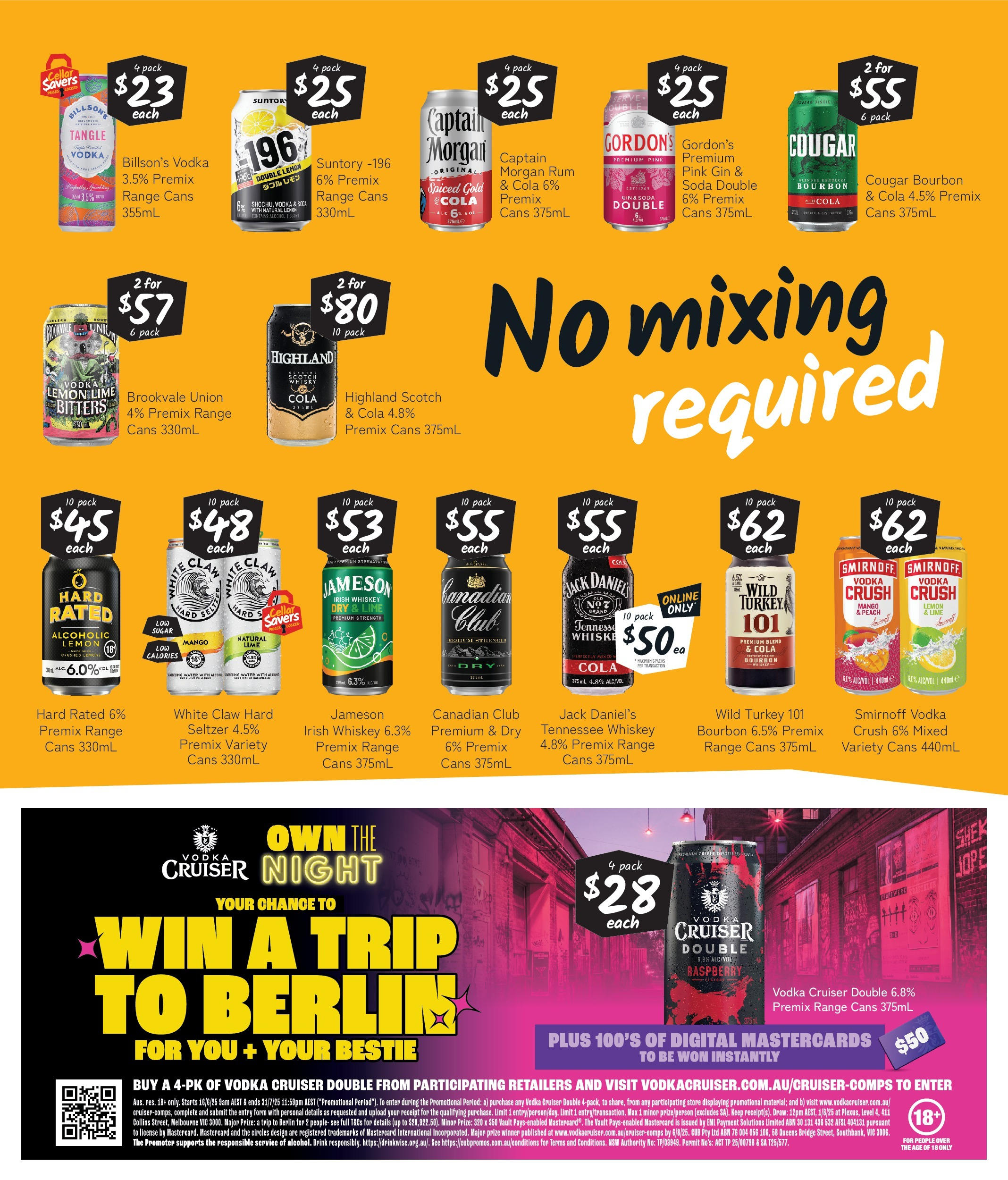 Cellarbrations - Winter Drops that Hit the Spot. Good Shout! - 15/06/2025 > weekly / monthly specials | Page: 7 | Products: Mango, Peach, Capsules de Café Royal, Eau minerale naturelle Volvic