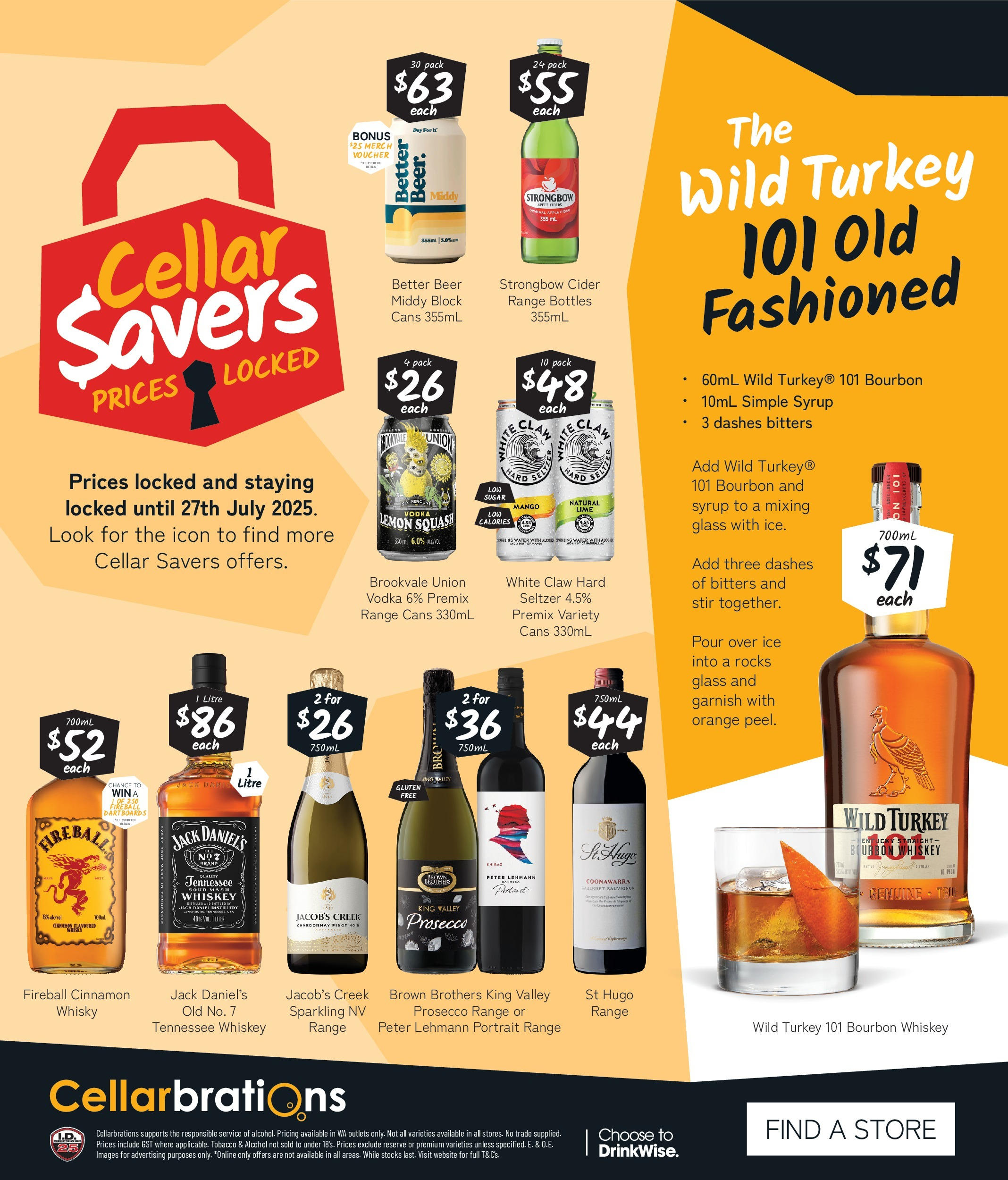 Cellarbrations Catalogue Exmouth, Newman, Paraburdoo  - 15/06/2025 > weekly / monthly specials | Page: 8 | Products: Housse mobilier de jardin, Whiskey, Lemon, Eau minerale naturelle Volvic