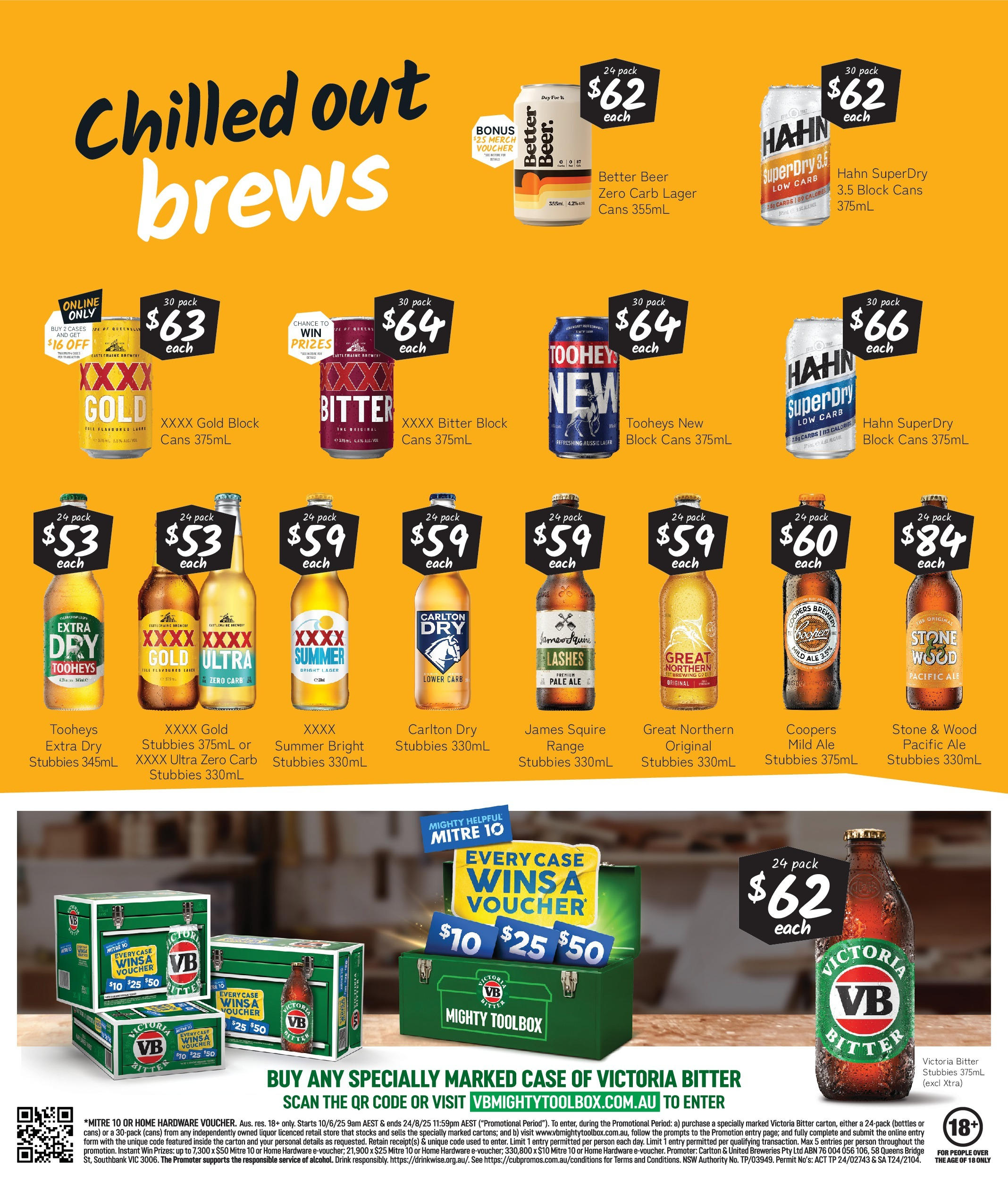 Cellarbrations Catalogue Roma, Miles, Longreach  - 16/06/2025 > weekly / monthly specials | Page: 3 | Products: Beer, Wood, Case