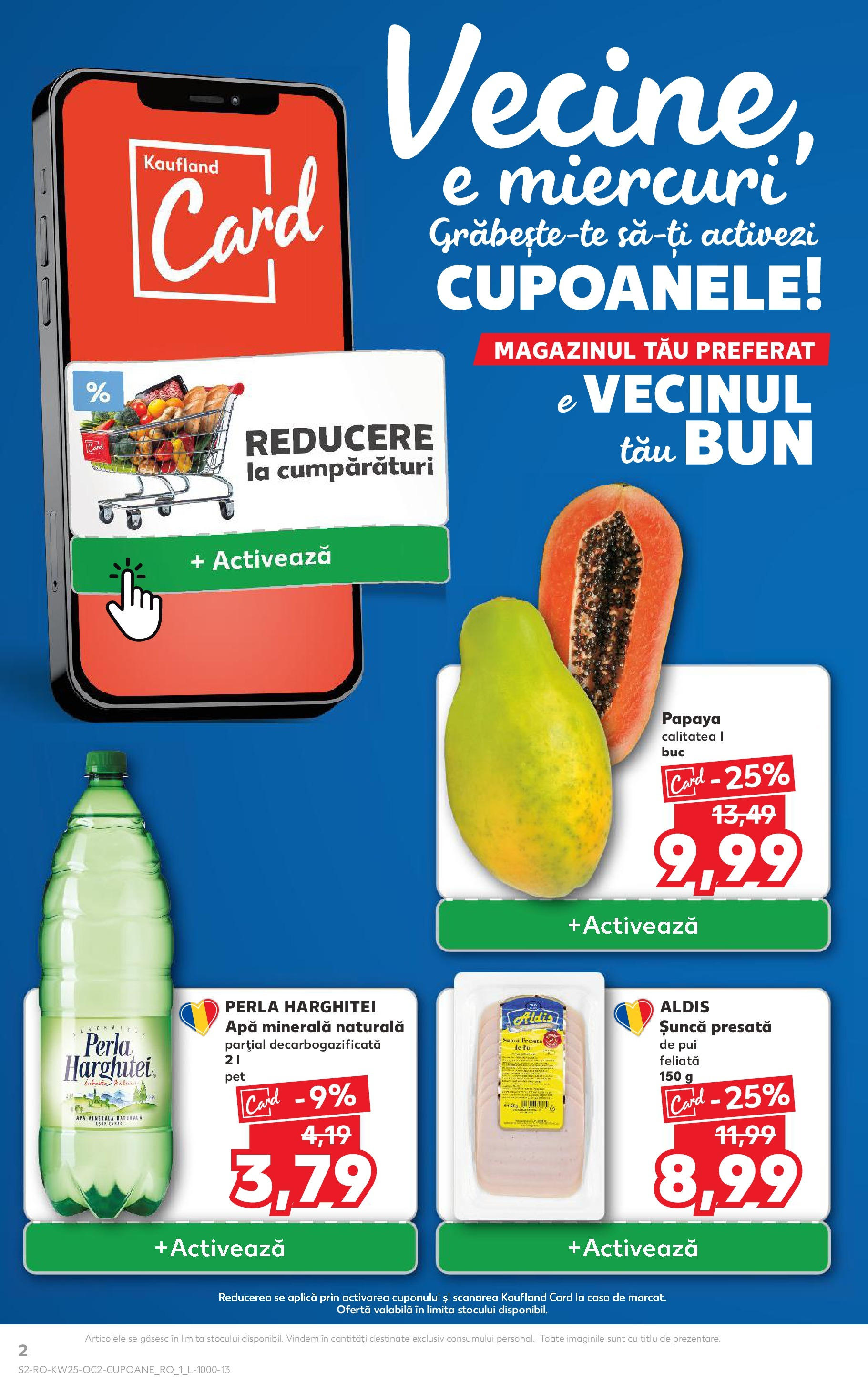 Catalog Kaufland - Bucureşti 18.06.2025 || Revista si Oferte | Pagină: 2 | Produse: Hacıyatmaz Kedi Oyuncağı, Șuncă, Boncuklu Oyuncakları, Apă Catalog Kaufland - Bucureşti 18.06.2025 - Revista si Oferta | Pagină: 2 | Produse: Hacıyatmaz Kedi Oyuncağı, Șuncă, Boncuklu Oyuncakları, Apă