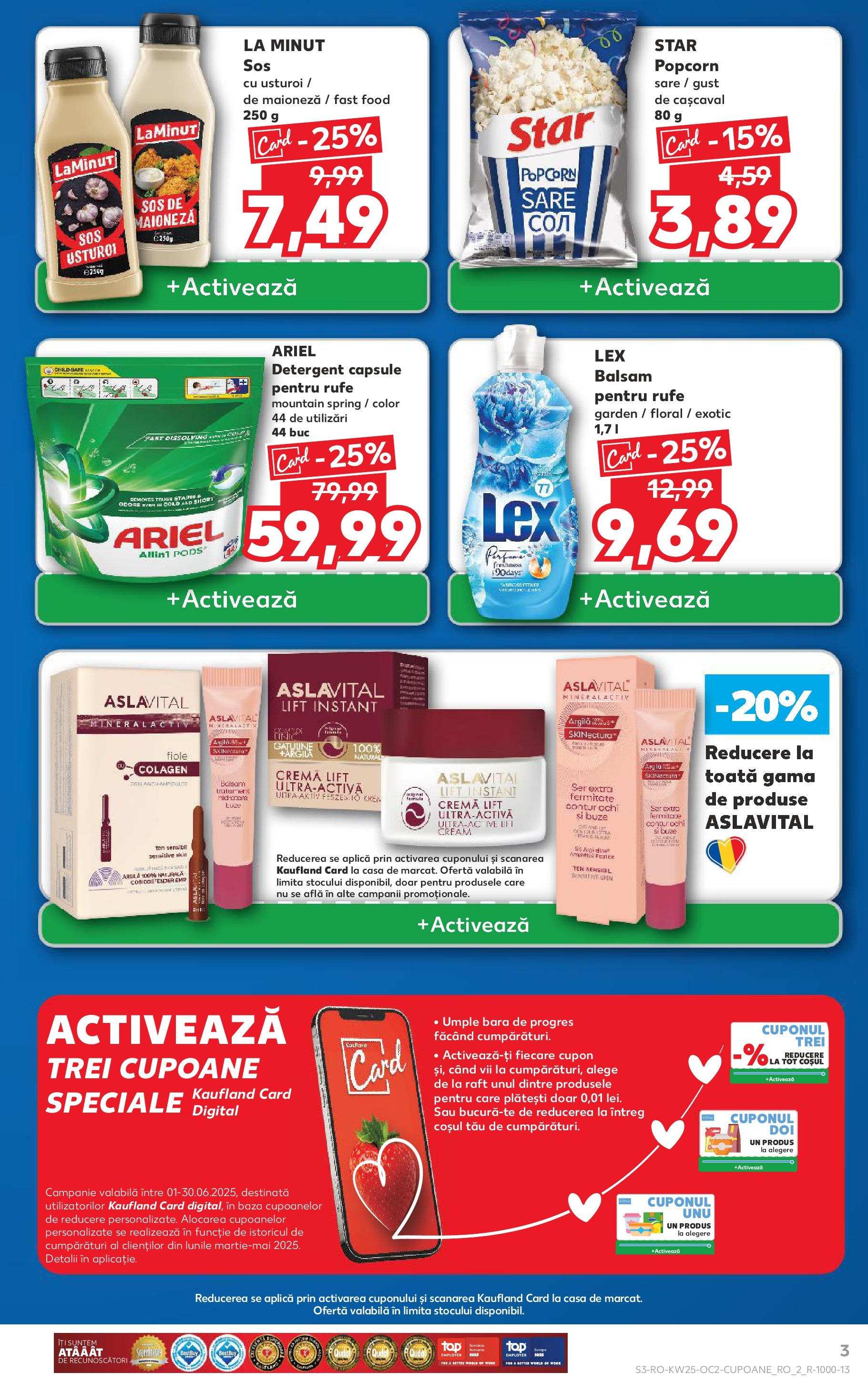 Catalog Kaufland - Bucureşti 18.06.2025 || Revista si Oferte | Pagină: 3 | Produse: Cașcaval, Cremă, Yorgan, Maioneză Catalog Kaufland - Bucureşti 18.06.2025 - Revista si Oferta | Pagină: 3 | Produse: Cașcaval, Cremă, Yorgan, Maioneză