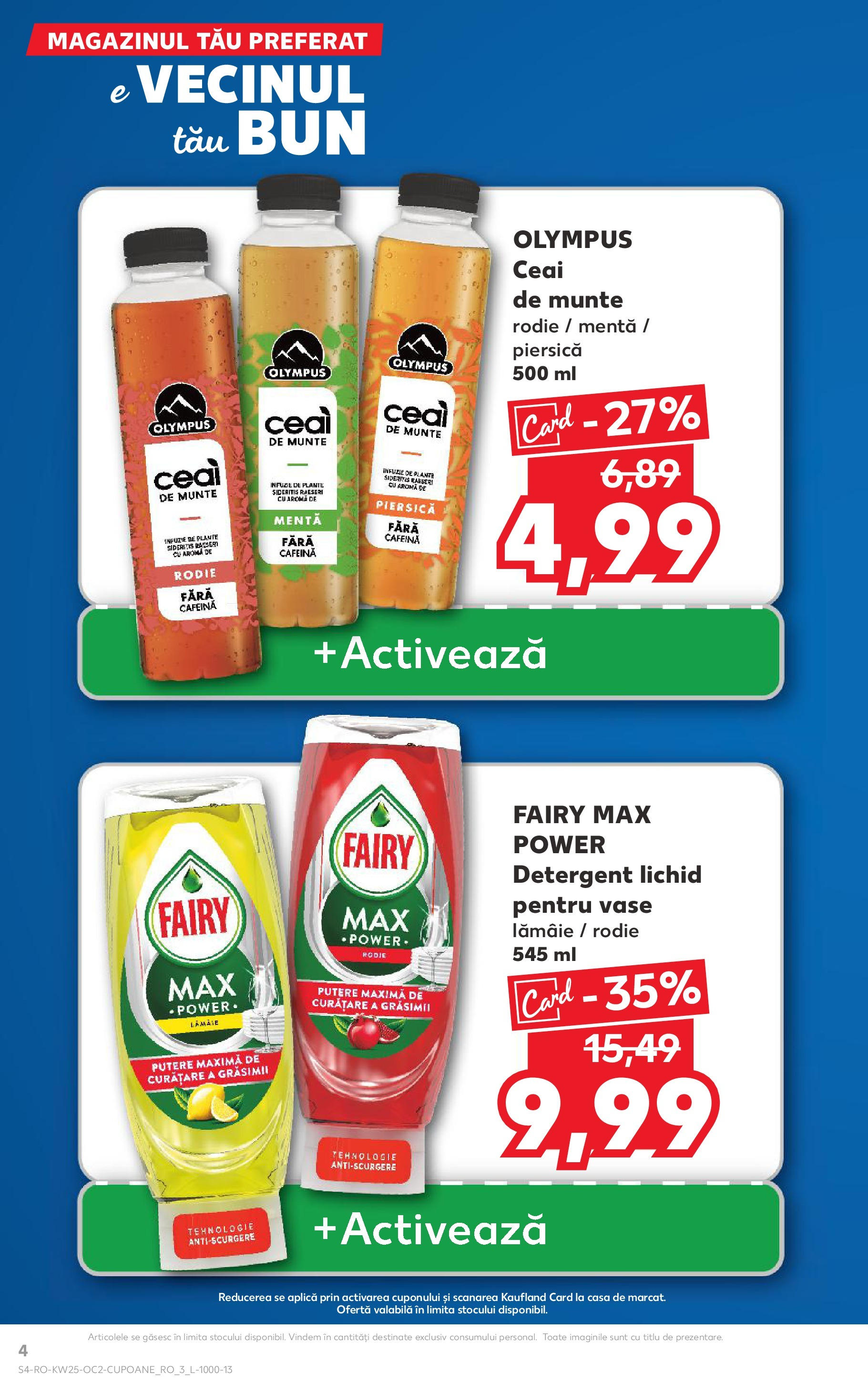 Catalog Kaufland - Bucureşti 18.06.2025 || Revista si Oferte | Pagină: 4 | Produse: Piersică, Ceai, Detergent, Lămâie Catalog Kaufland - Bucureşti 18.06.2025 - Revista si Oferta | Pagină: 4 | Produse: Piersică, Ceai, Detergent, Lămâie