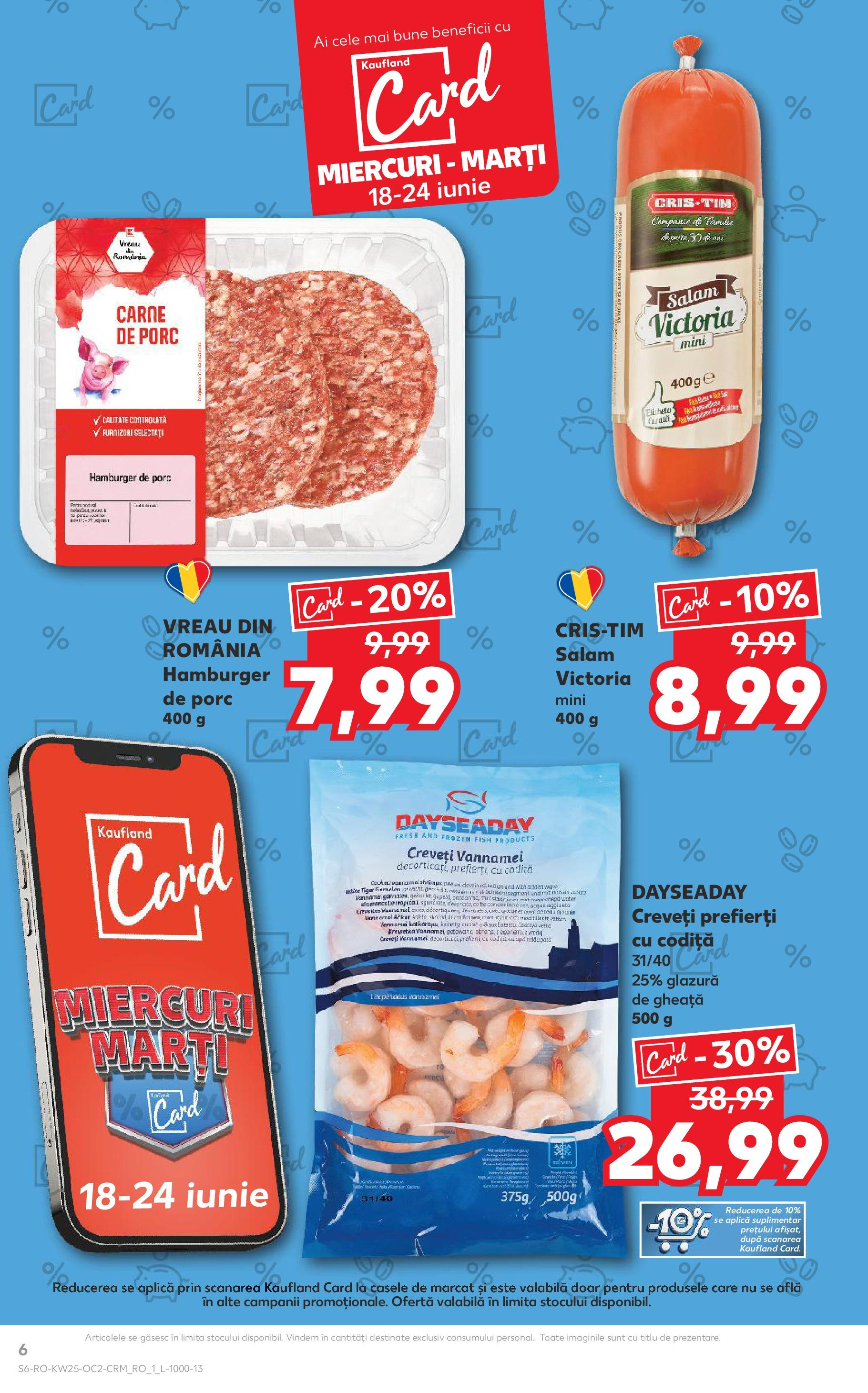 Catalog Kaufland - Bucureşti 18.06.2025 || Revista si Oferte | Pagină: 6 | Produse: Salam Catalog Kaufland - Bucureşti 18.06.2025 - Revista si Oferta | Pagină: 6 | Produse: Salam
