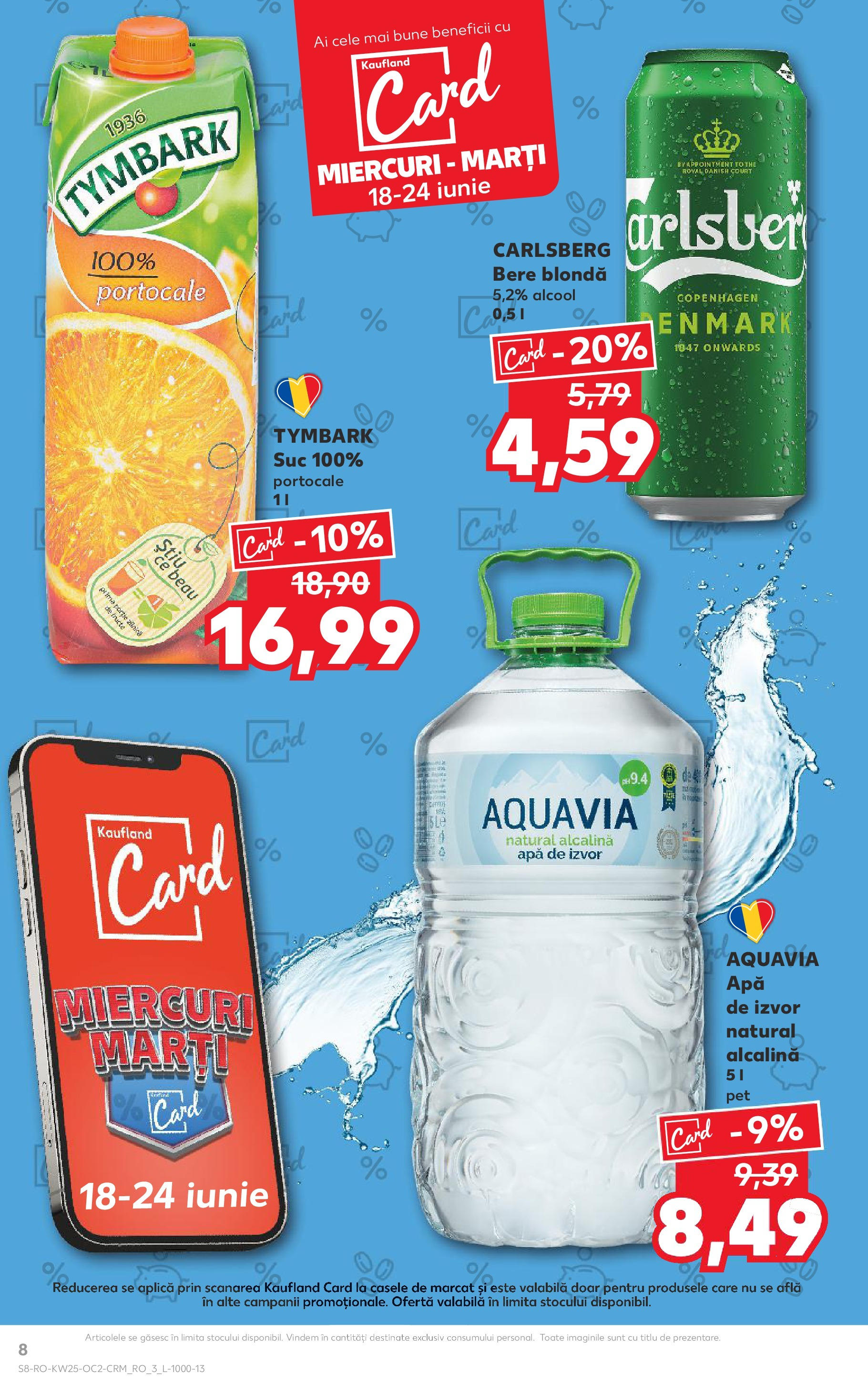 Catalog Kaufland - Bucureşti 18.06.2025 || Revista si Oferte | Pagină: 8 | Produse: Suc, Bere, Apă, Fructe Catalog Kaufland - Bucureşti 18.06.2025 - Revista si Oferta | Pagină: 8 | Produse: Suc, Bere, Apă, Fructe