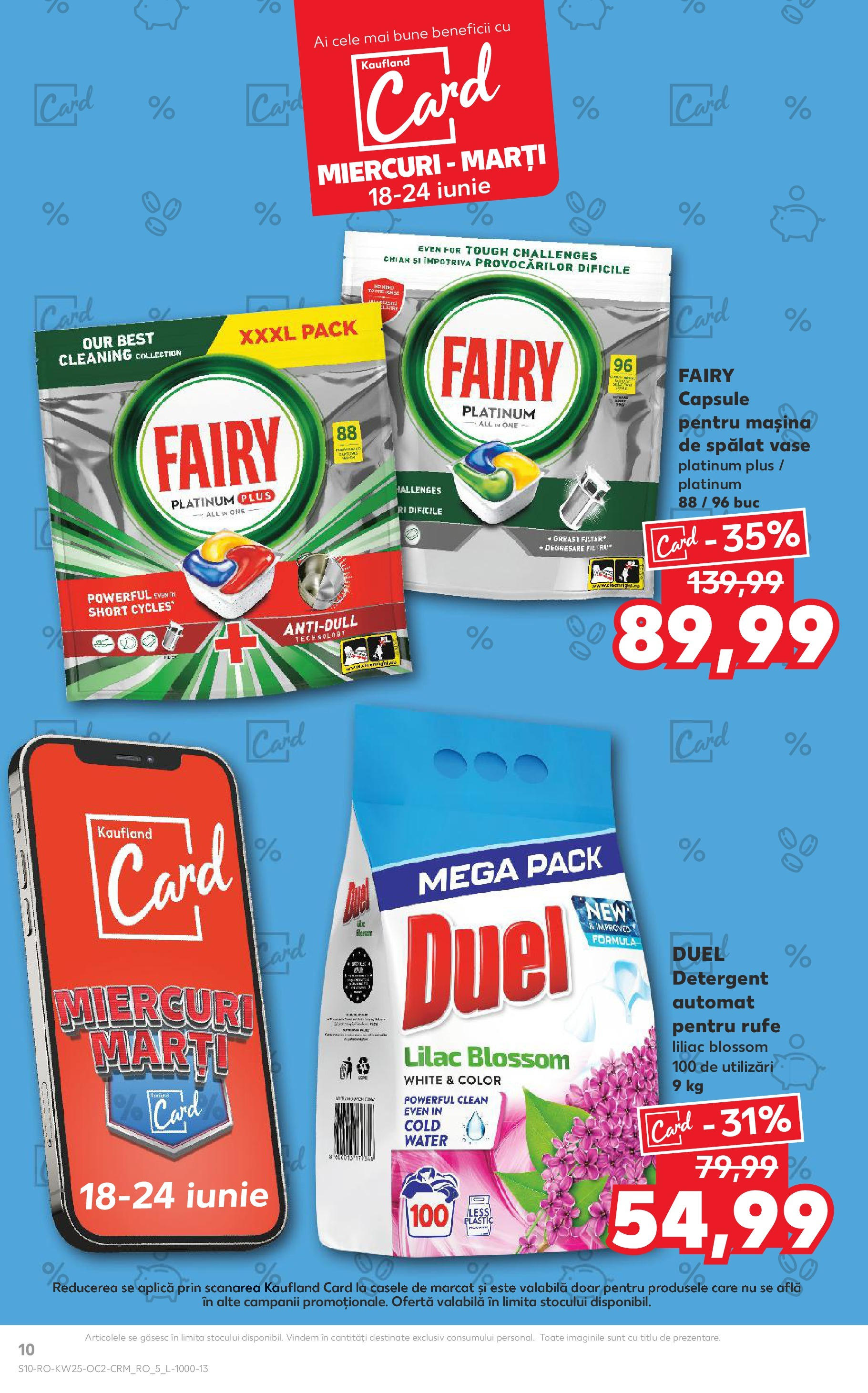 Catalog Kaufland - Bucureşti 18.06.2025 || Revista si Oferte | Pagină: 10 | Produse: Mașină De Spălat, Mașină De Spălat Vase, Kedi Ödül Oyuncakları, Detergent Catalog Kaufland - Bucureşti 18.06.2025 - Revista si Oferta | Pagină: 10 | Produse: Mașină De Spălat, Mașină De Spălat Vase, Kedi Ödül Oyuncakları, Detergent