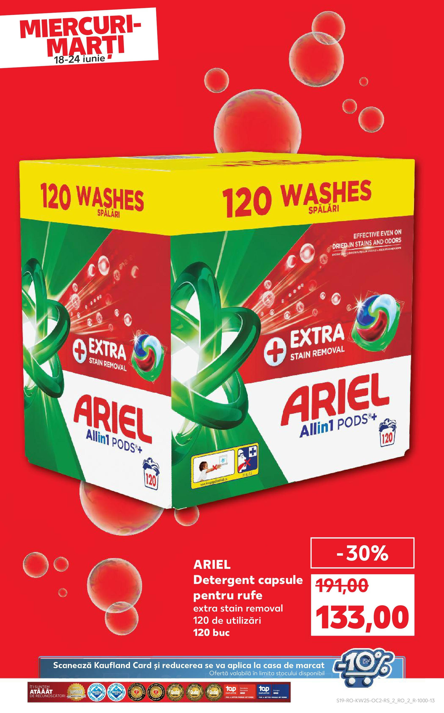 Catalog Kaufland - Bucureşti 18.06.2025 || Revista si Oferte | Pagină: 19 | Produse: Detergent Catalog Kaufland - Bucureşti 18.06.2025 - Revista si Oferta | Pagină: 19 | Produse: Detergent