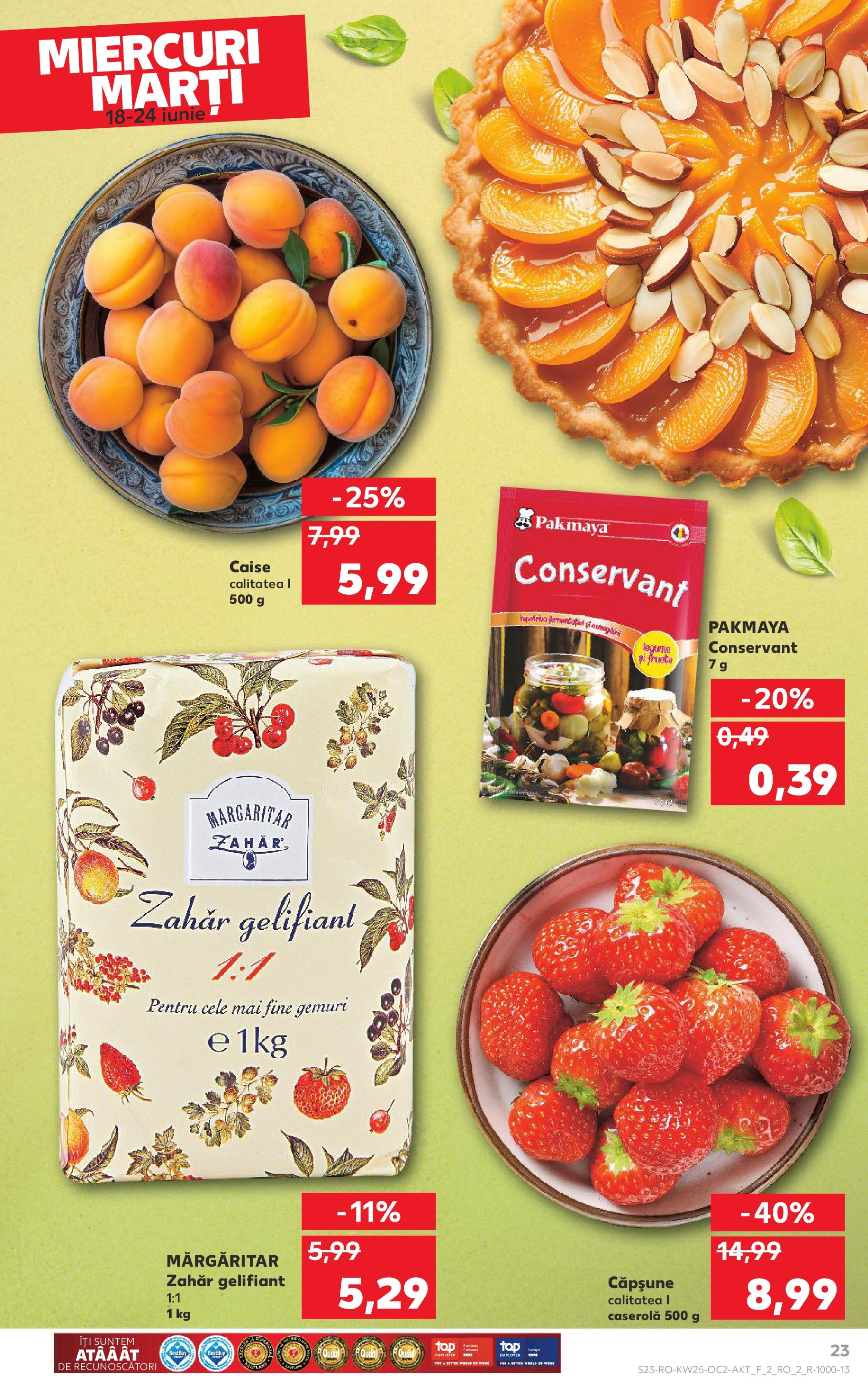 Catalog Kaufland - Bucureşti 18.06.2025 || Revista si Oferte | Pagină: 23 | Produse: Ahtapot, Zahăr Catalog Kaufland - Bucureşti 18.06.2025 - Revista si Oferta | Pagină: 23 | Produse: Ahtapot, Zahăr