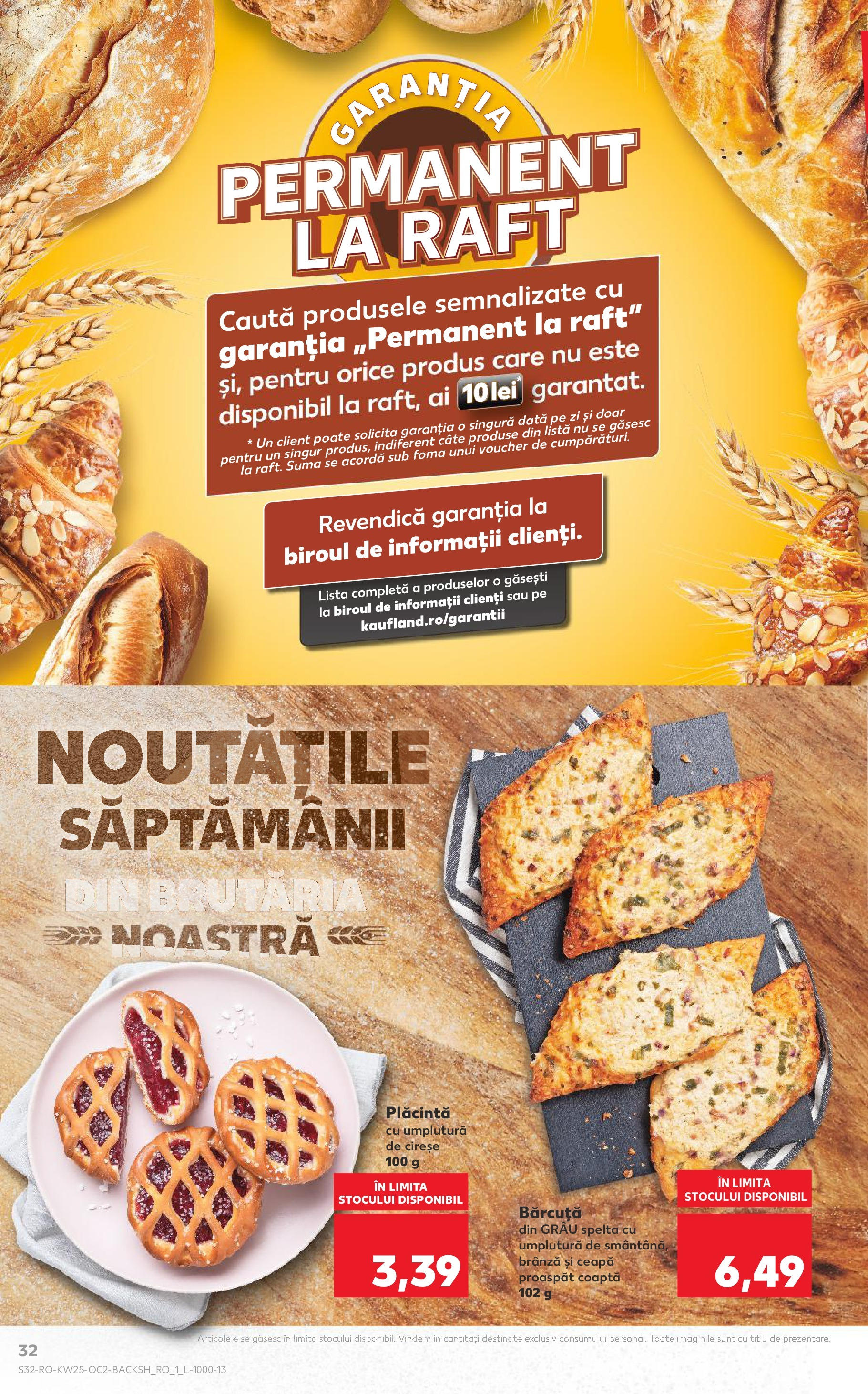 Catalog Kaufland - Bucureşti 18.06.2025 || Revista si Oferte | Pagină: 32 | Produse: Raft, Plăcintă, Brânză, Ceapă Catalog Kaufland - Bucureşti 18.06.2025 - Revista si Oferta | Pagină: 32 | Produse: Raft, Plăcintă, Brânză, Ceapă