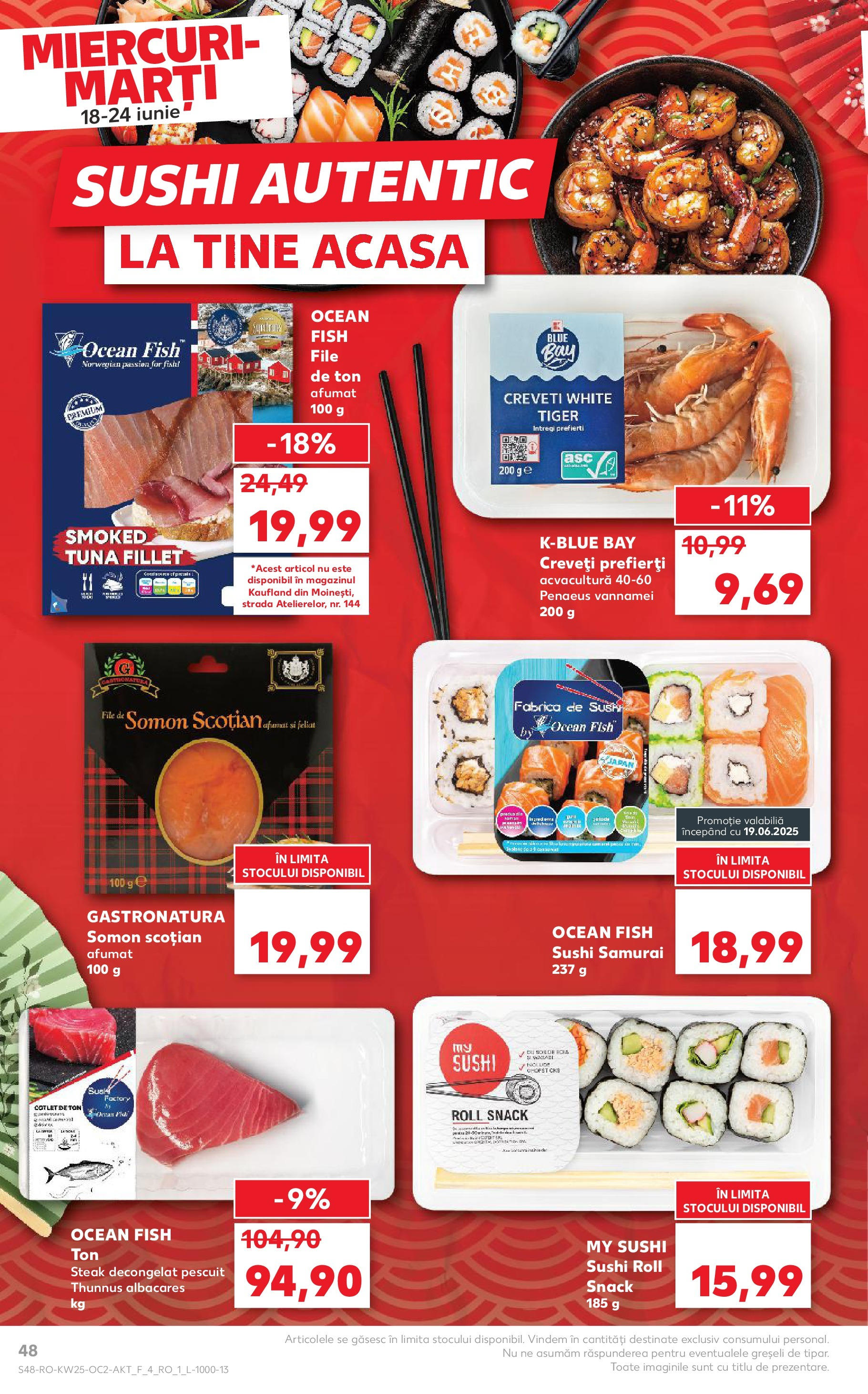 Catalog Kaufland - Bucureşti 18.06.2025 || Revista si Oferte | Pagină: 48 | Produse: Lait de coco, Sushi, Sos Catalog Kaufland - Bucureşti 18.06.2025 - Revista si Oferta | Pagină: 48 | Produse: Lait de coco, Sushi, Sos
