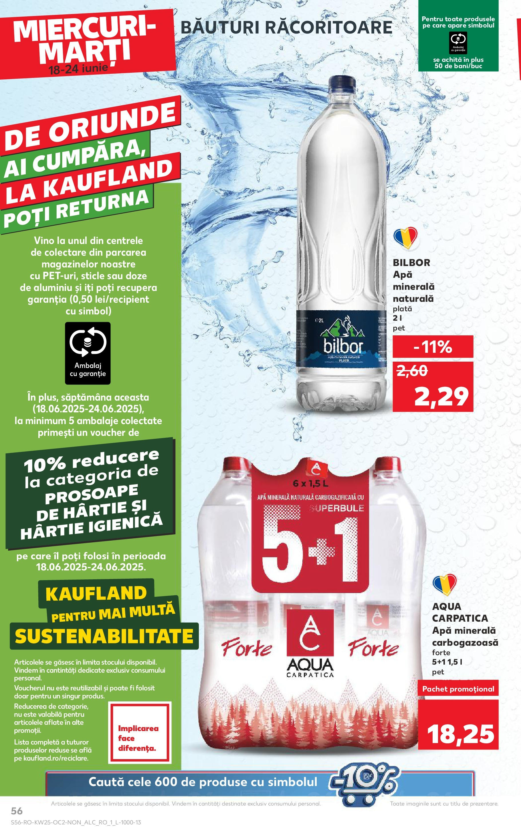 Catalog Kaufland - Bucureşti 18.06.2025 || Revista si Oferte | Pagină: 56 | Produse: Yazı tahtası kalemi, Apă Catalog Kaufland - Bucureşti 18.06.2025 - Revista si Oferta | Pagină: 56 | Produse: Yazı tahtası kalemi, Apă