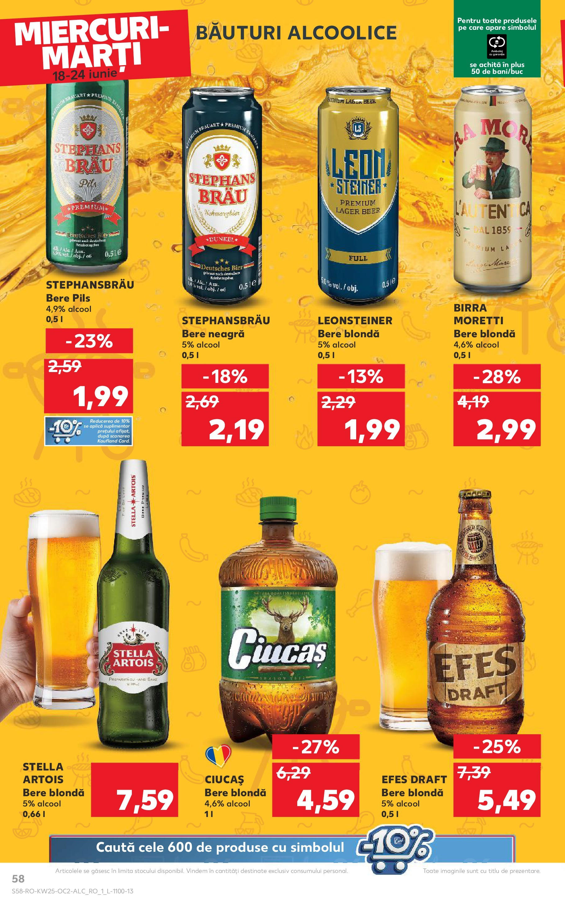 Catalog Kaufland - Deva 18.06.2025 || Revista si Oferte | Pagină: 58 | Produse: Bere Catalog Kaufland - Deva 18.06.2025 - Revista si Oferta | Pagină: 58 | Produse: Bere