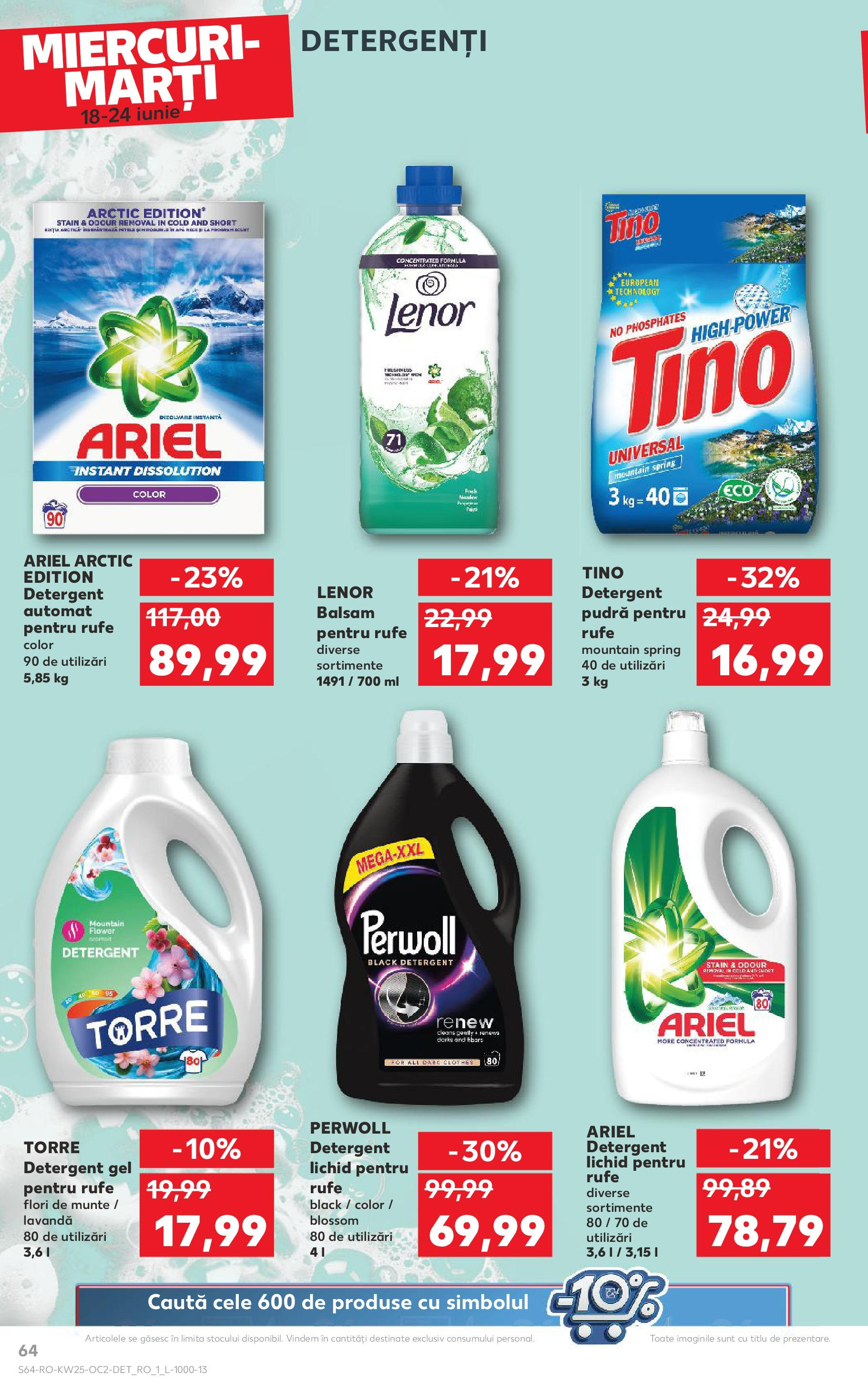 Catalog Kaufland - Bucureşti 18.06.2025 || Revista si Oferte | Pagină: 64 | Produse: Kedi Ödül Oyuncakları, Pudră, Balsam, Detergent Catalog Kaufland - Bucureşti 18.06.2025 - Revista si Oferta | Pagină: 64 | Produse: Kedi Ödül Oyuncakları, Pudră, Balsam, Detergent