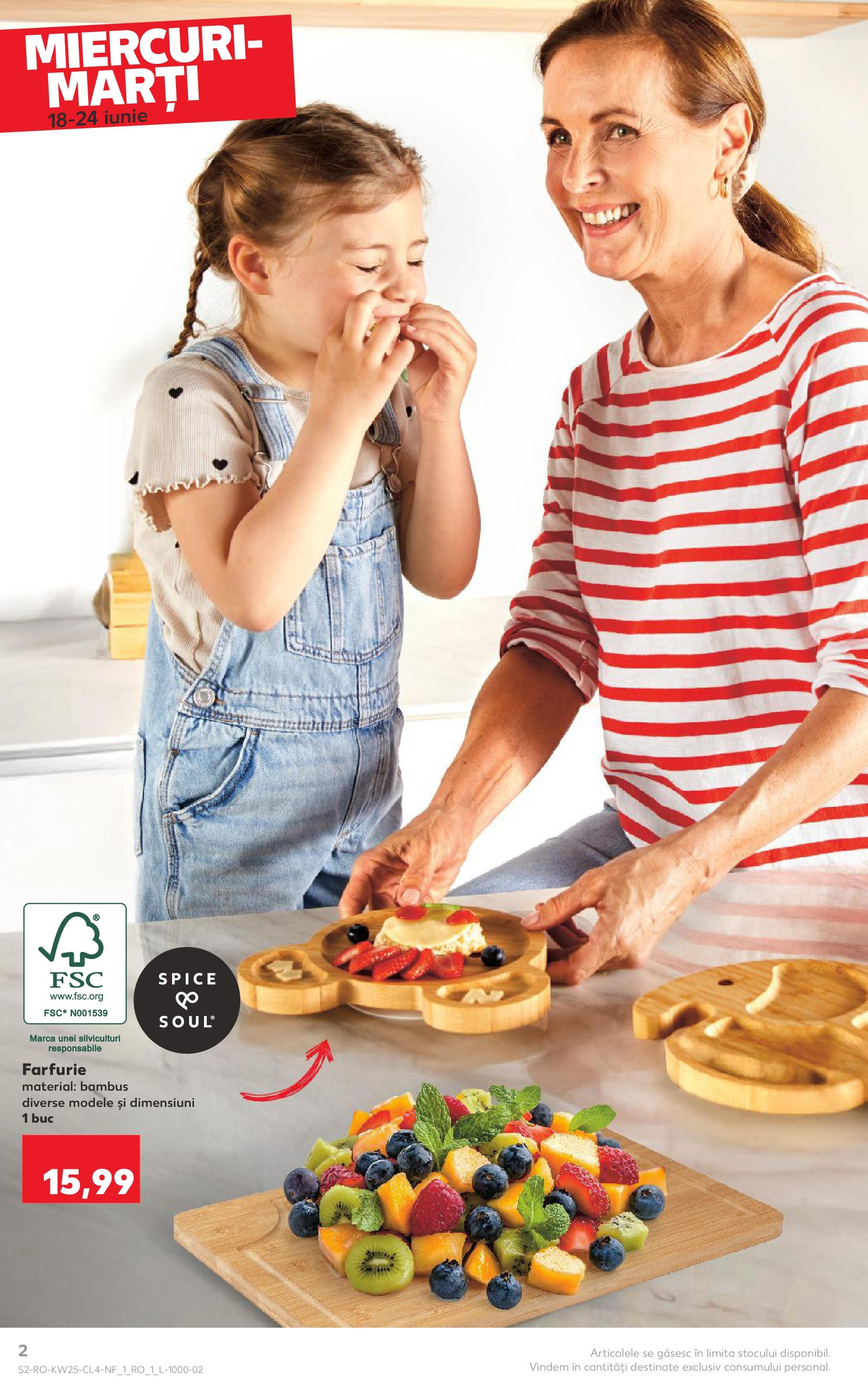 Kaufland - Catalog Kaufland până în data de 24.06.2025 17.06.2025 - Revista si Oferta | Pagină: 2 | Produse: Farfurie